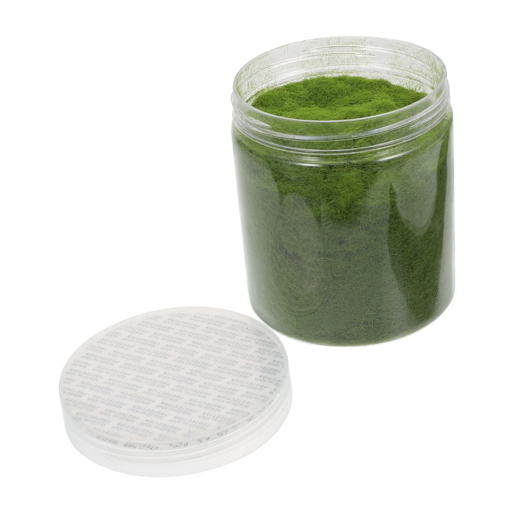 Nylon Simulated Moss, 650ml Artificial Grass Powder Flocking Powder, Fake Green Moss for Mini Indoor Flowers and Plant Pots, Fake Static Grass for DIY Mini Fairy Garden Decoration