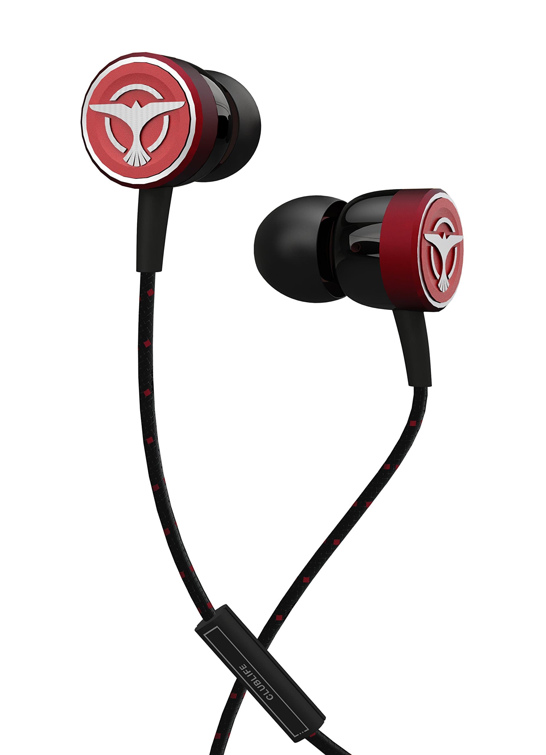 CLUBLIFE CL51-1-09 CL-5 Maximal In-Ear Headphones with Mic, Red