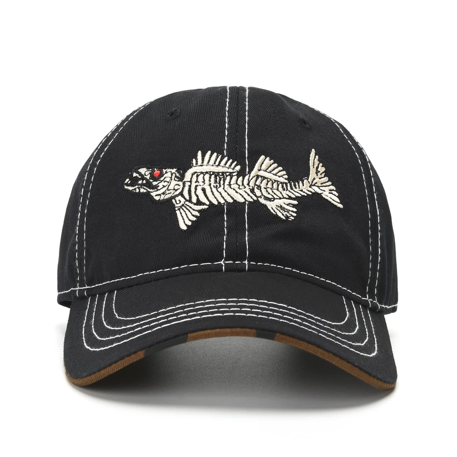 Fish Born Trucker Hats Outdoor Adjustable Fishing Dad Hats Perfect for Camping and Daily Use Street Hip Pop Baseball Golf Cap