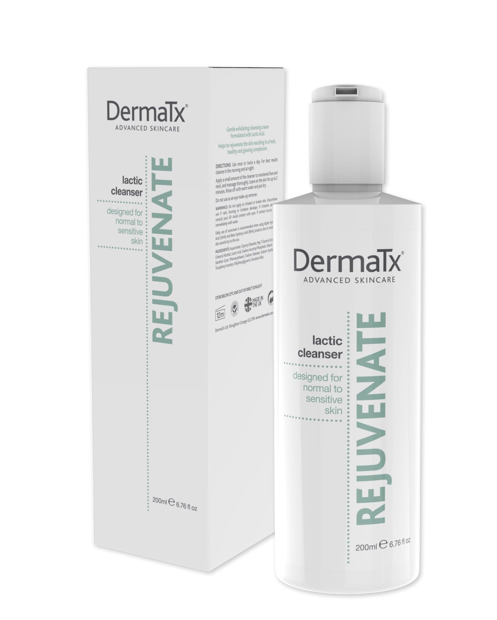 Rejuvenate Lactic Cleanser for Normal to Sensitive Skin