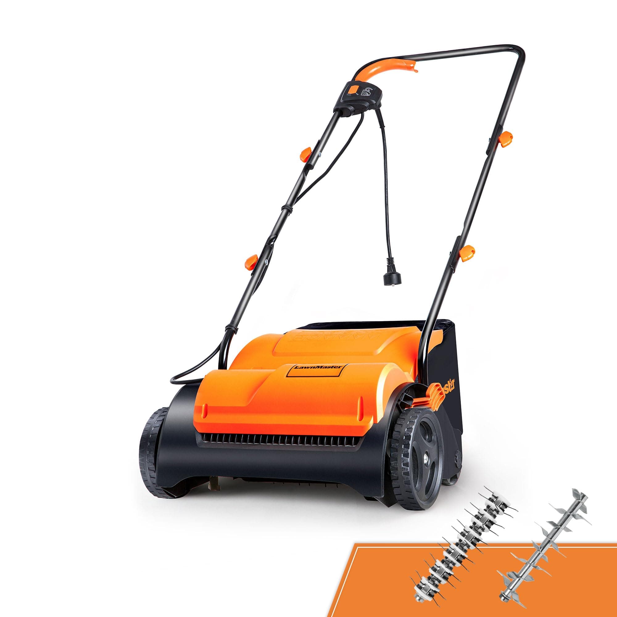 LawnMaster FD1501 Electric Wood Chipper Shredder 15-Amp 10:1 Reduction