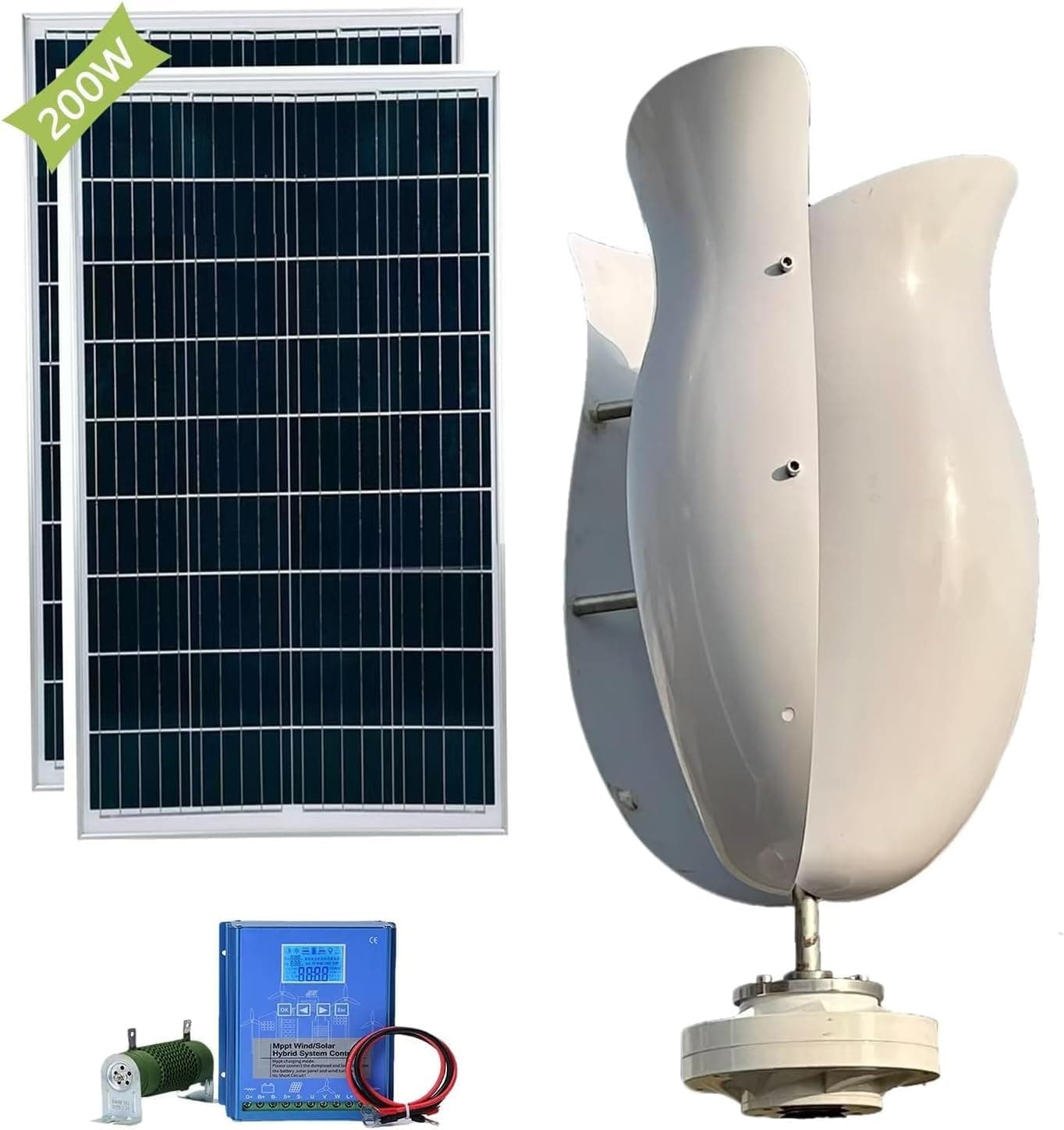 8000W Tulip Type Wind Turbine Vertical Axis Wind Turbine Generator Kit Free Energy Windmill Wind Turbine Generator Wind And Solar