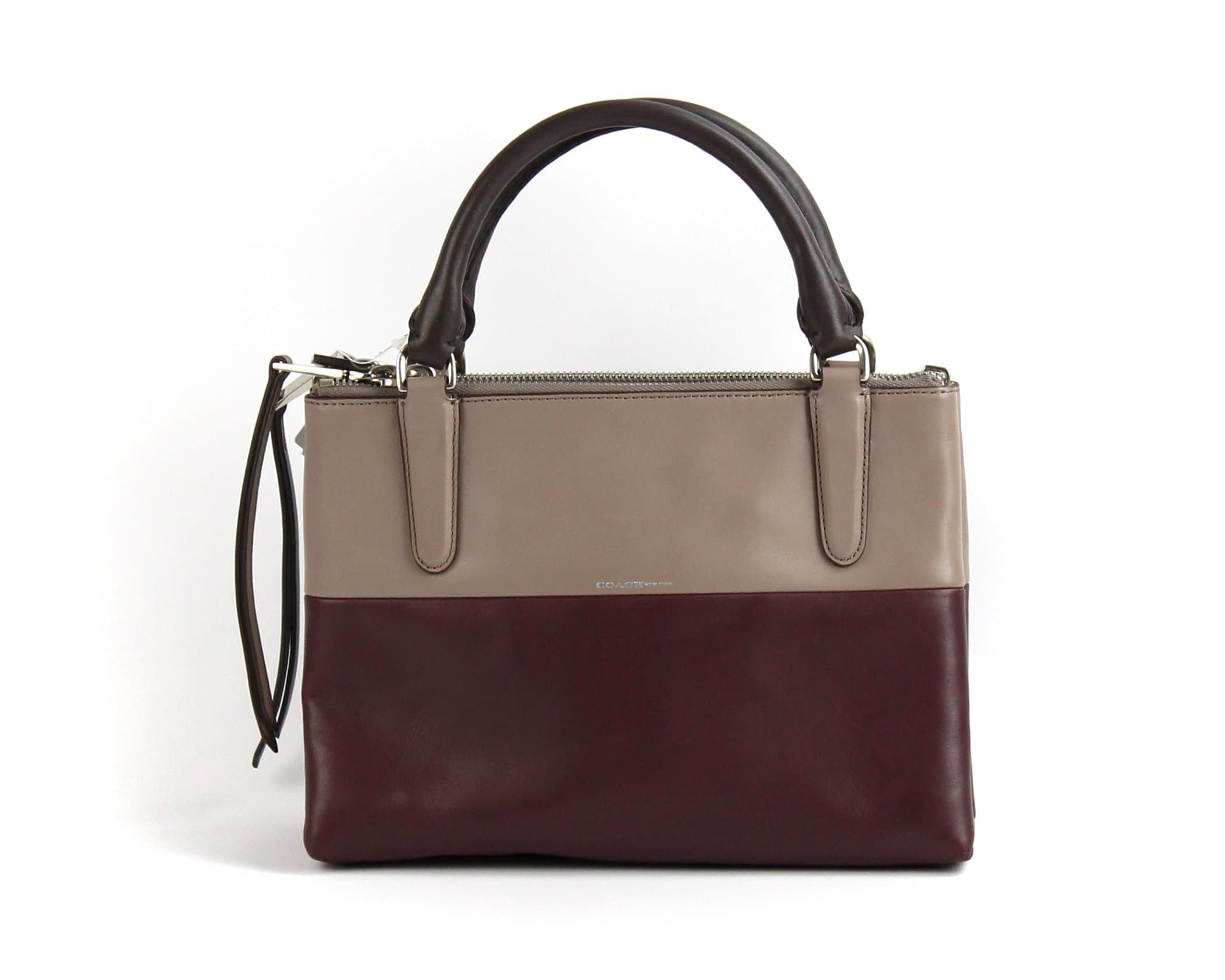 Coach 32502 Mini Borough Bag in Retro Colorblock Pebbled Leather
