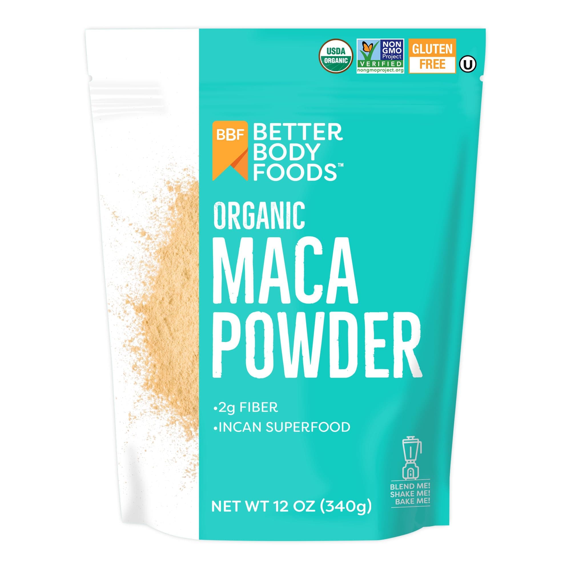 Organic Maca Powder, Non-GMO & Gluten-Free, 12 Ounce