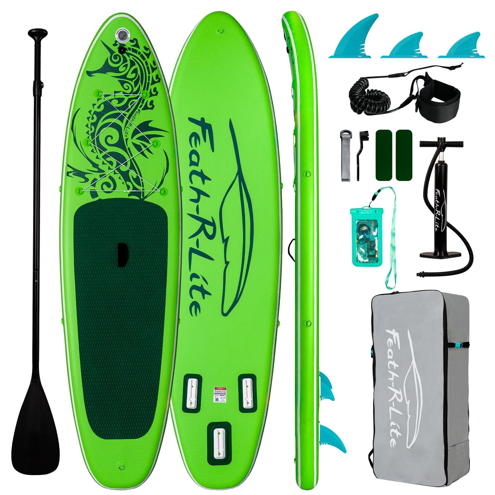 FEATH-R-LITE Inflatable Stand Up Paddle Board