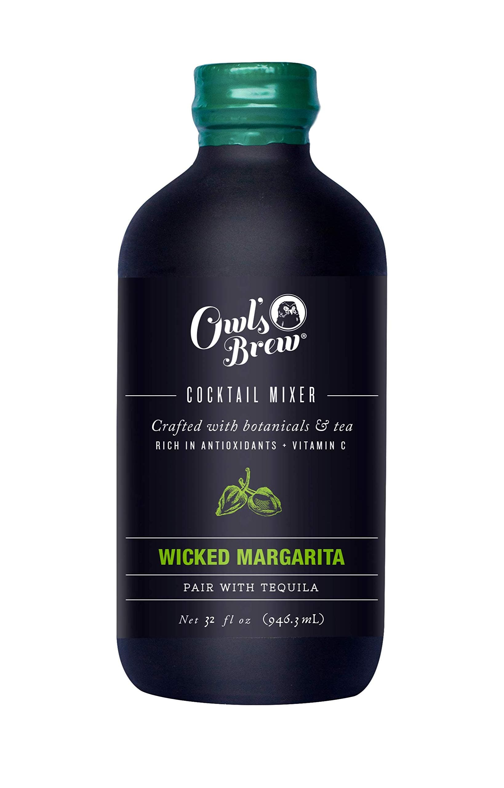 Wicked Margarita Owl's Brew Cocktail Mixer, 32 Ounce Bottle