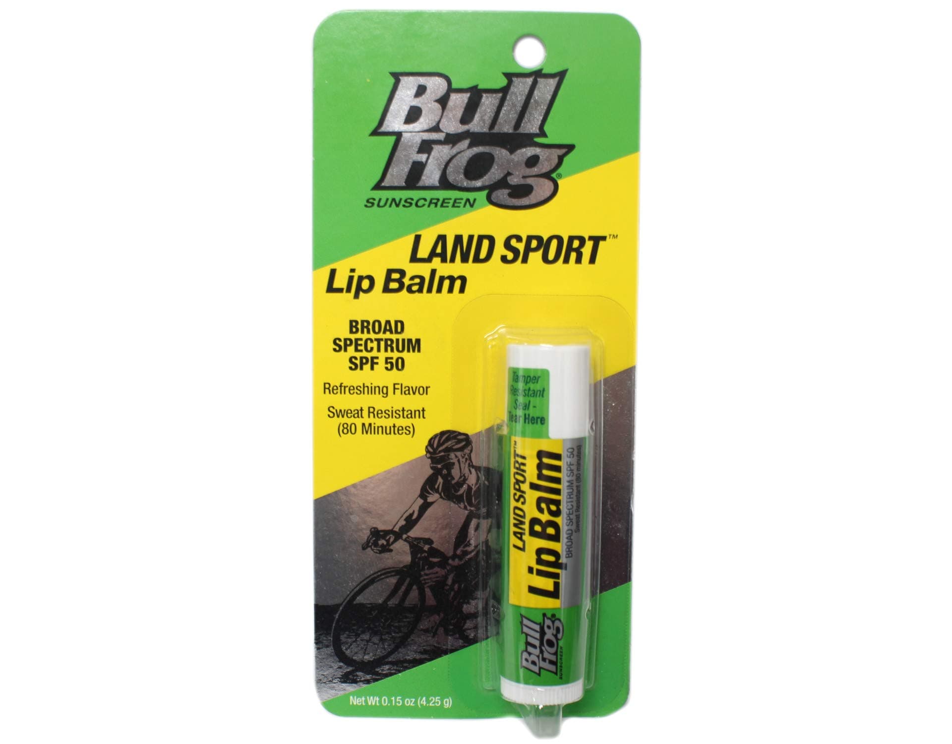 Bull Frog Land Sport Lip Balm SPF 50 0.15 oz (Pack of 5)