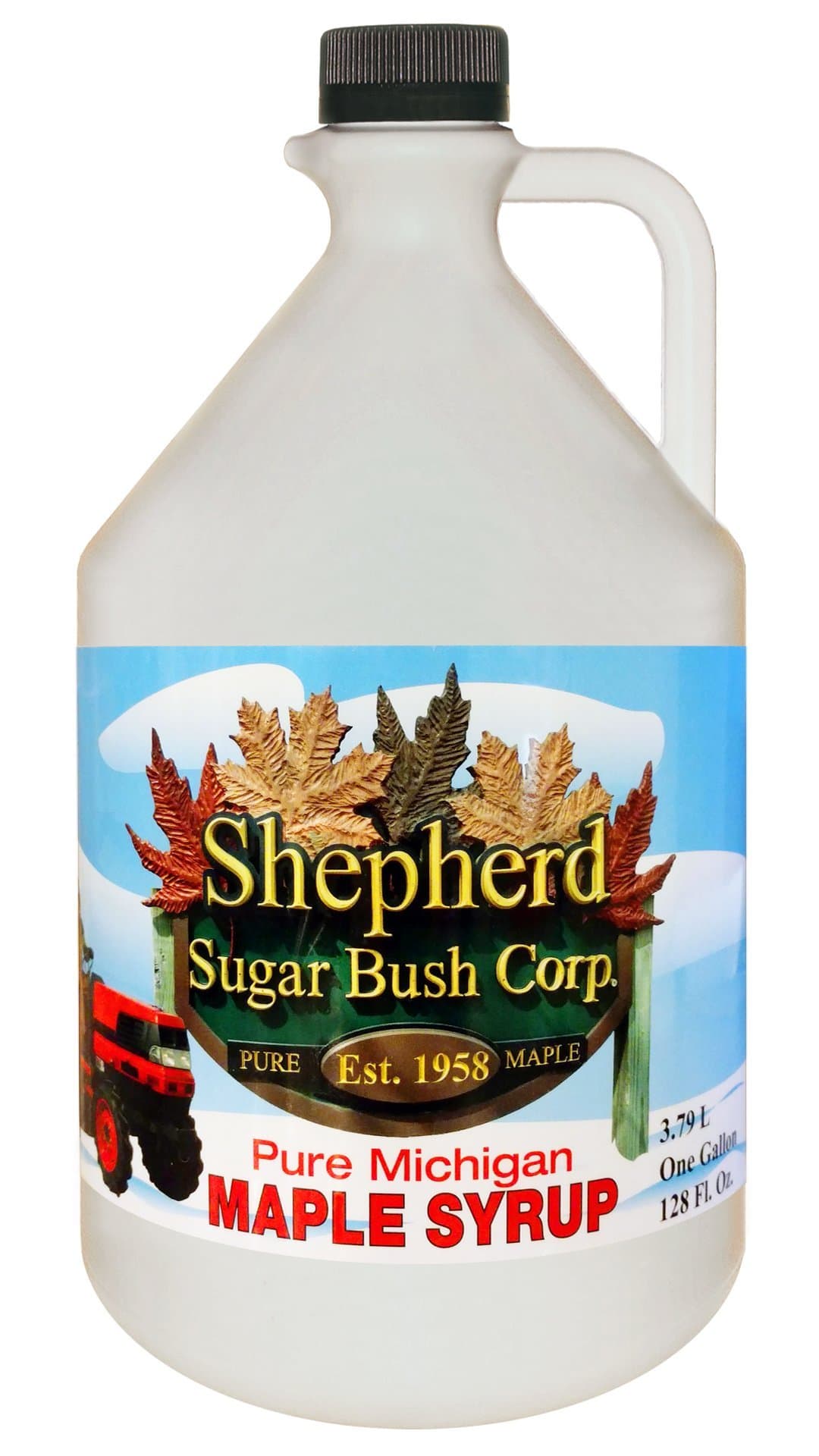 Shepherd Sugar Bush Michigan Maple Syrup Gallon (3.78 L)