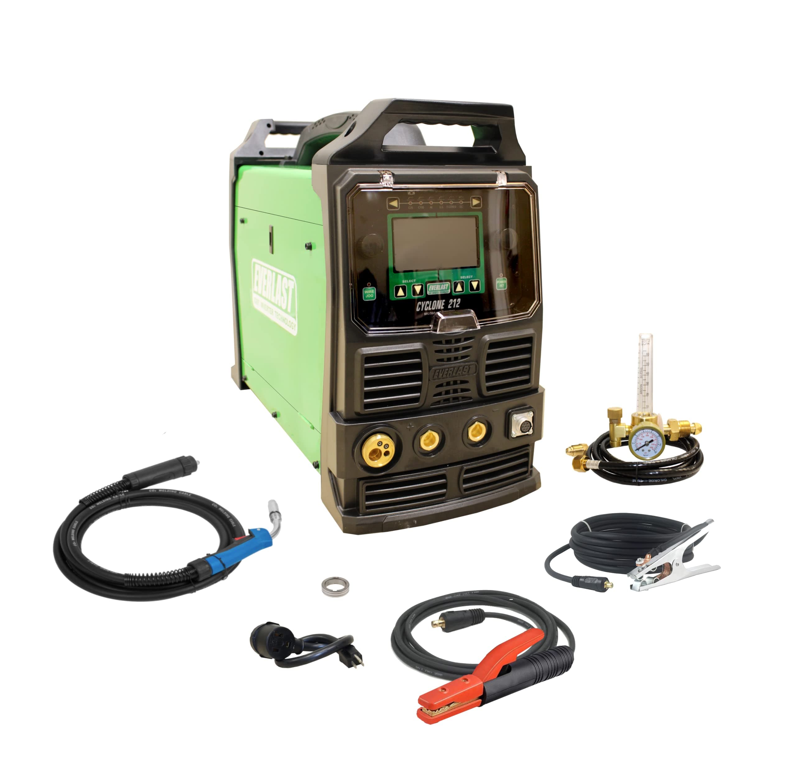 - Everlast Cyclone 212i Stick 230 Amp welder dual voltage 110v/220v spool gun ready