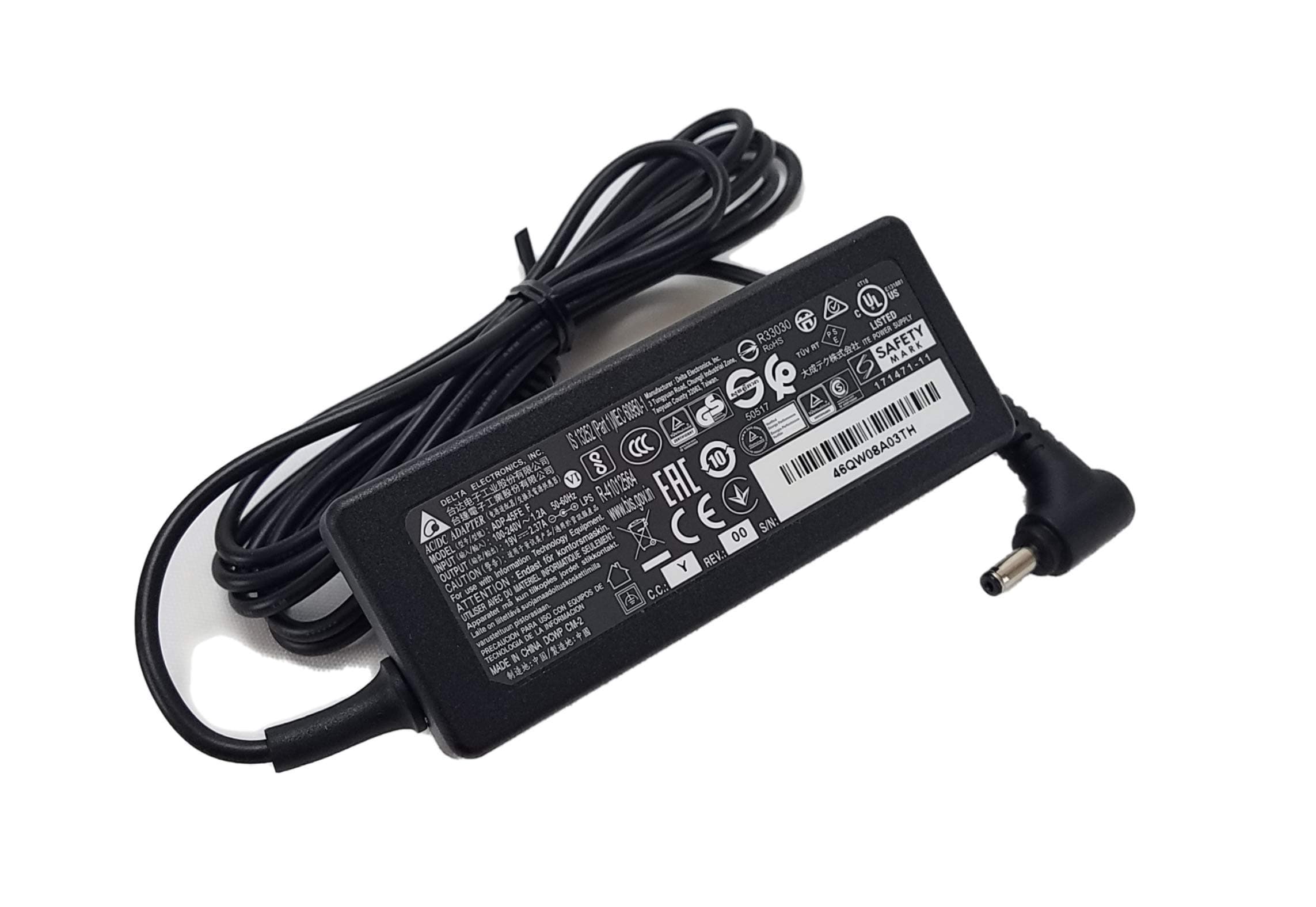 Delta Electronics Laptop Charger for Asus Zenbook UX360uak-dq207t UX410UA UX410UA-GV020T UX410UA-GV095T Compatible Replacement Notebook Adapter Adaptor Power Supply