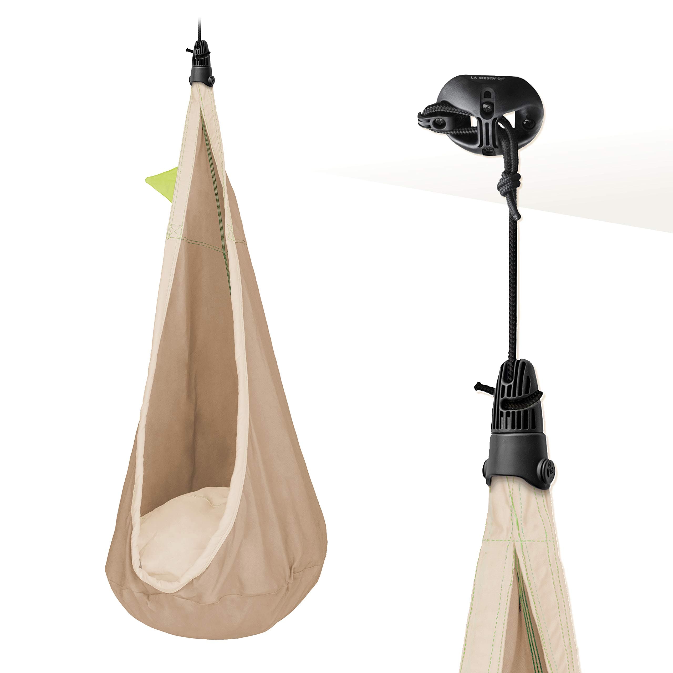 LA SIESTAJoki Indoor Kids Hanging Nest with Suspension Kit (Joki Teddy)