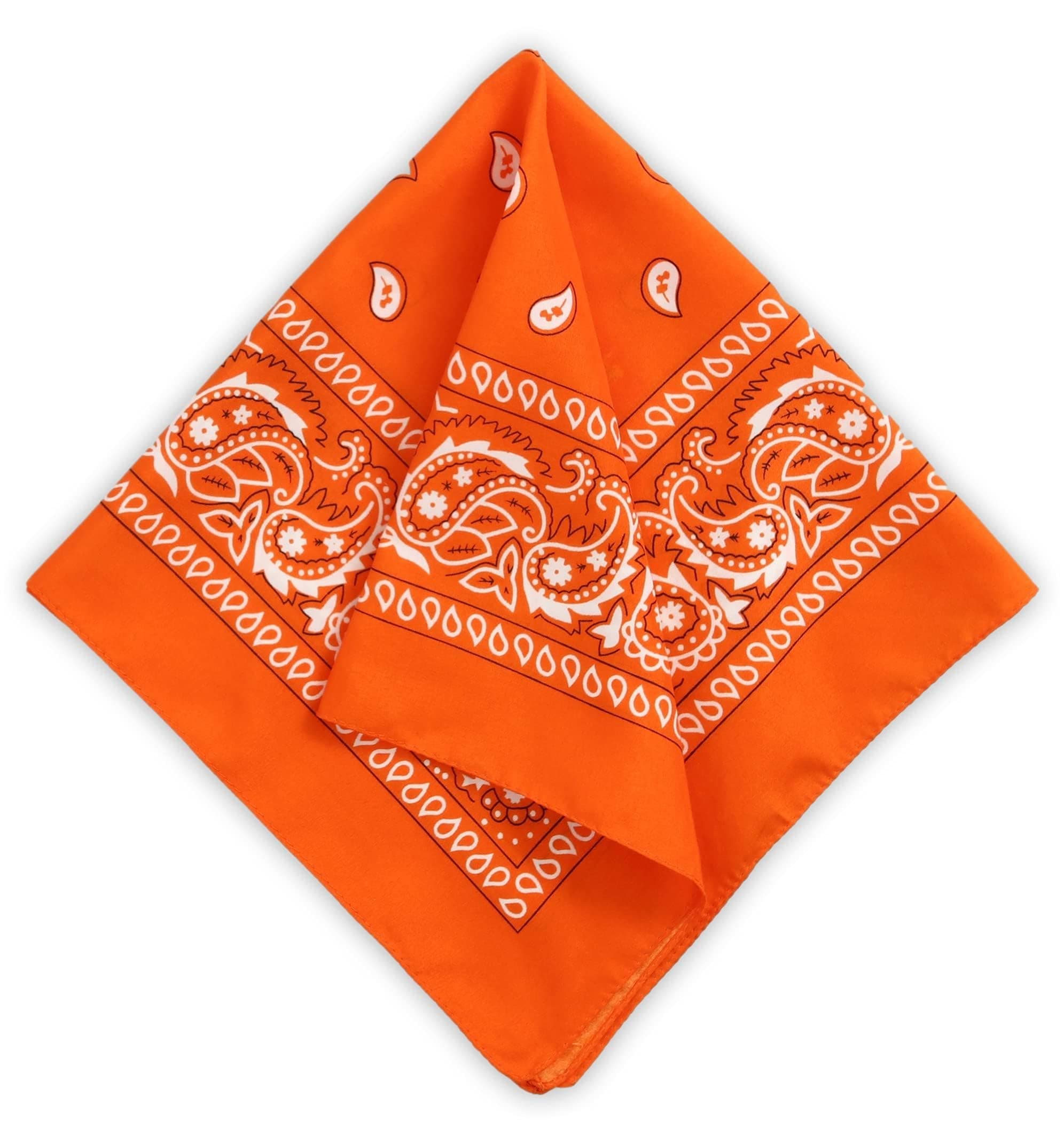 Large Bandana Headband - Handkerchief Bandanas for Women & Men - Cowboy Scarf & Durag Pack