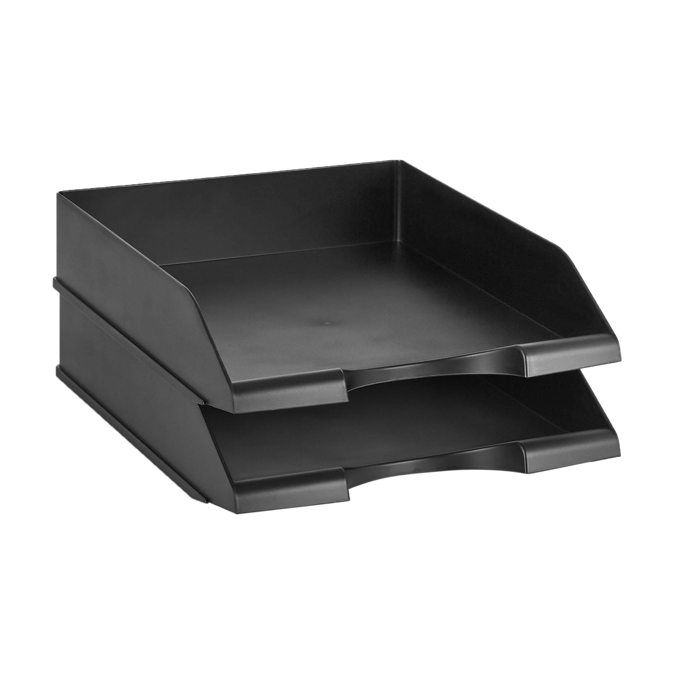 amazon basics Stackable Office Letter Trays, Pack of 2