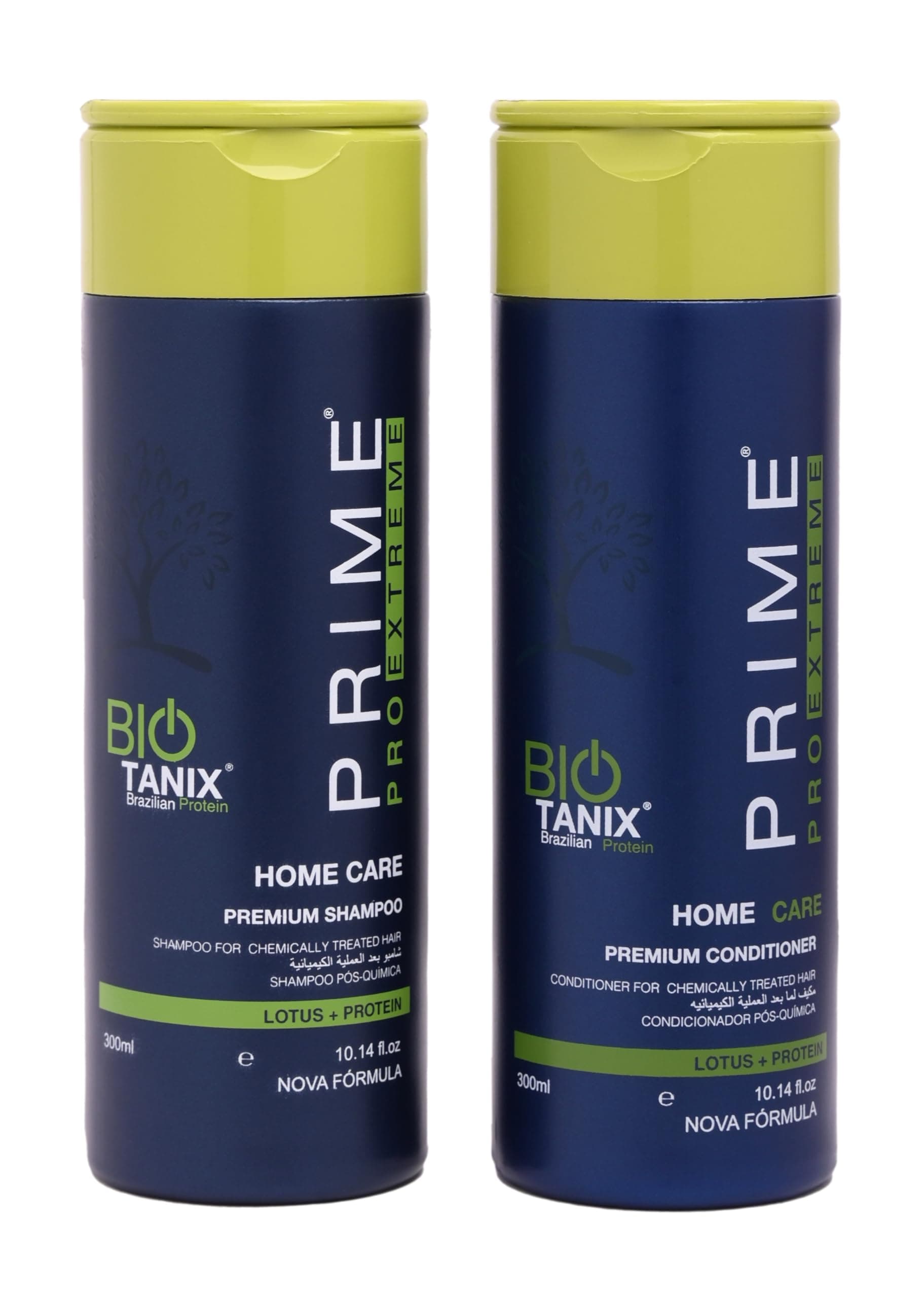 PRIME PRO EXTREME BIO TANIX Brazilian Protein Home Care Premium Shampoo For Chemically Treated Hair Lotus + Protein Hair Shampoo For Women/Men (Shampoo+Conditioner)