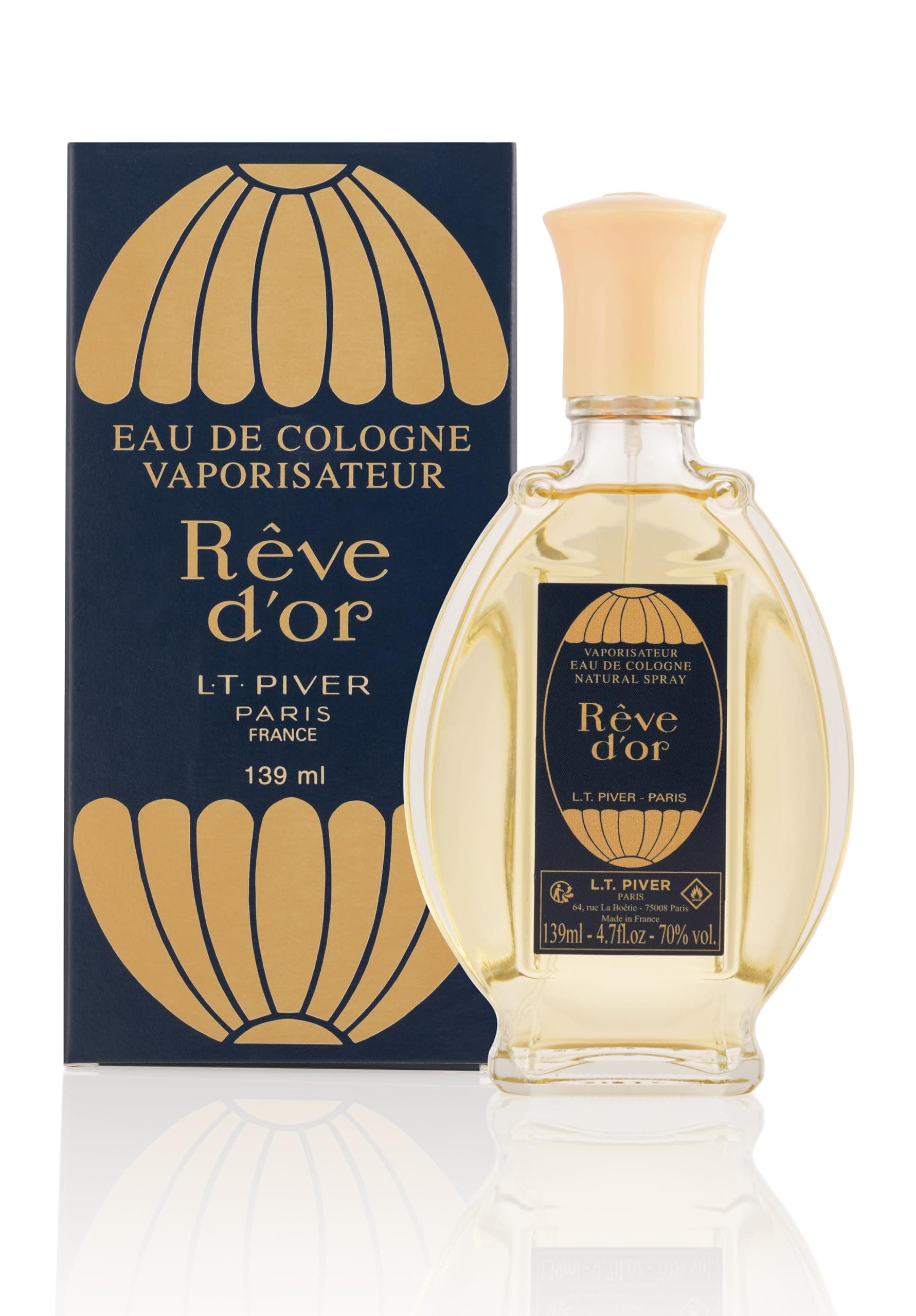Vineen L.T. Piver Reve D'or Natural Spray, Eau De Cologne (139ml)
