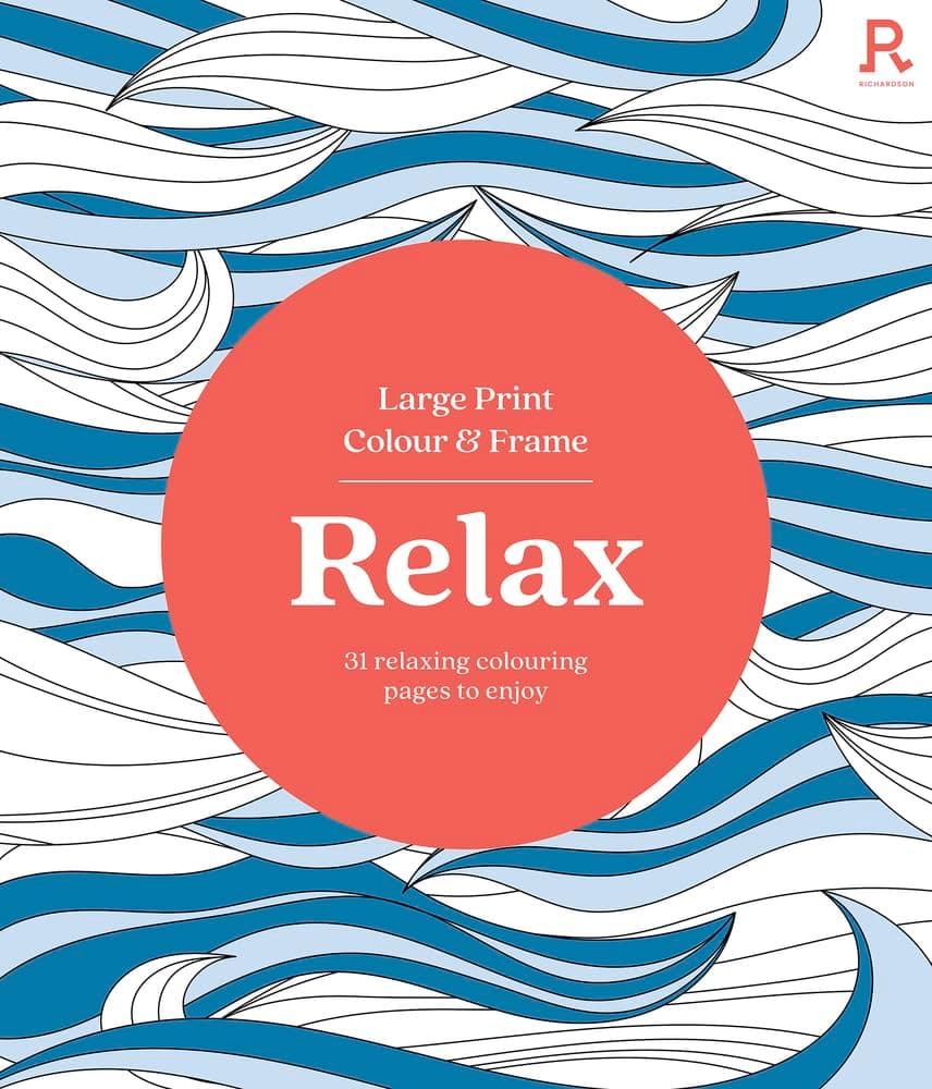 Large Print Colour & Frame - Relax