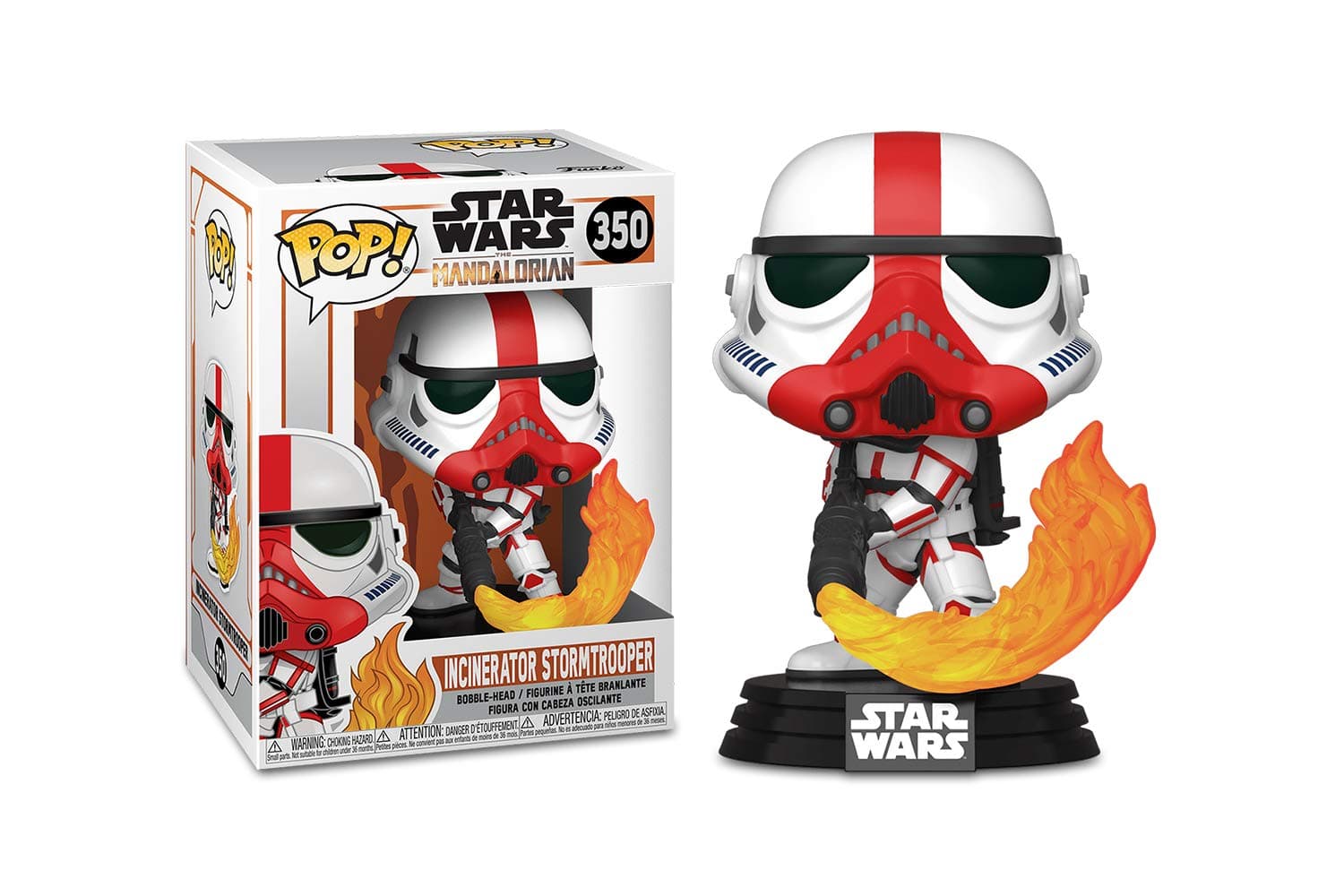 POP! Star Wars: The Mandalorian - Incinerator Stormtrooper - Collectable Vinyl Figure - Gift Idea - Official Merchandise - Toys For Kids & Adults - Model Figure for Collectors and Display