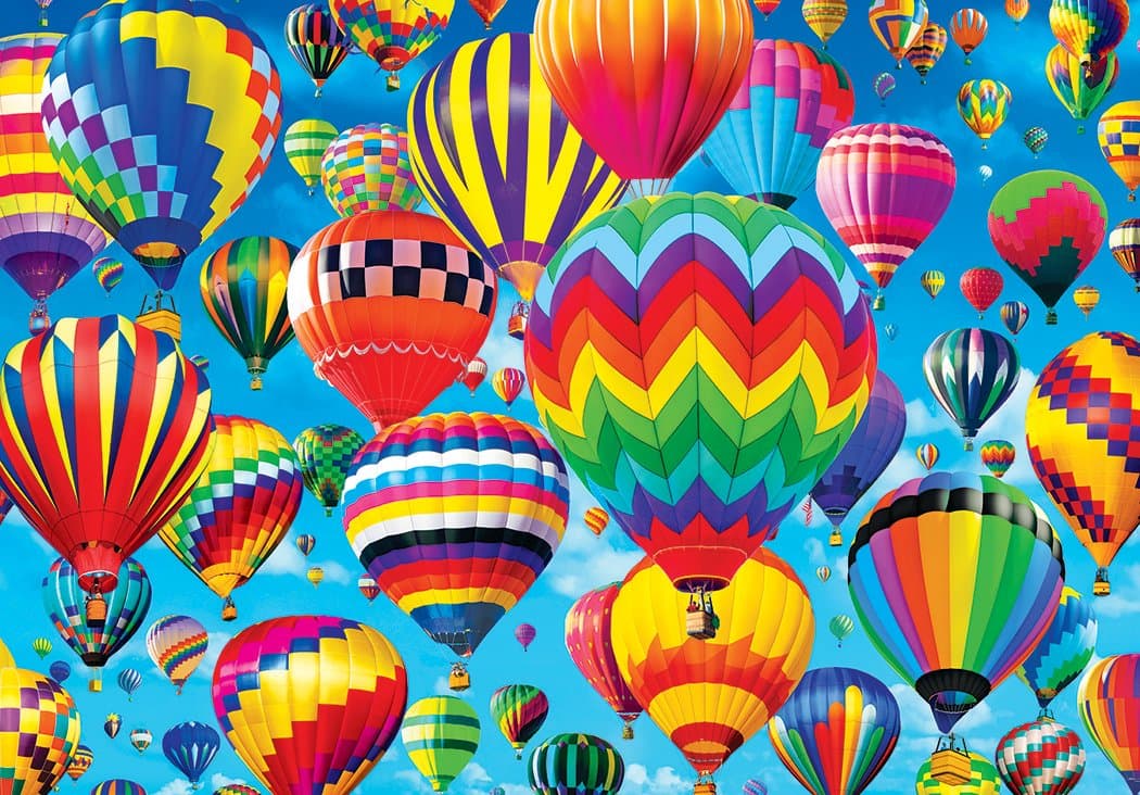 RoseArt - Kodak Premium - Balloons in Flight - 1500 Piece Jigsaw Puzzle for Adults