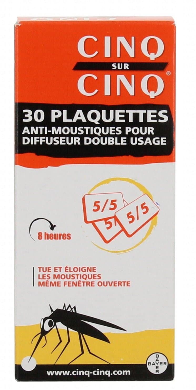 Cinq sur Cinq 30 Anti-Mosquitoes Plates