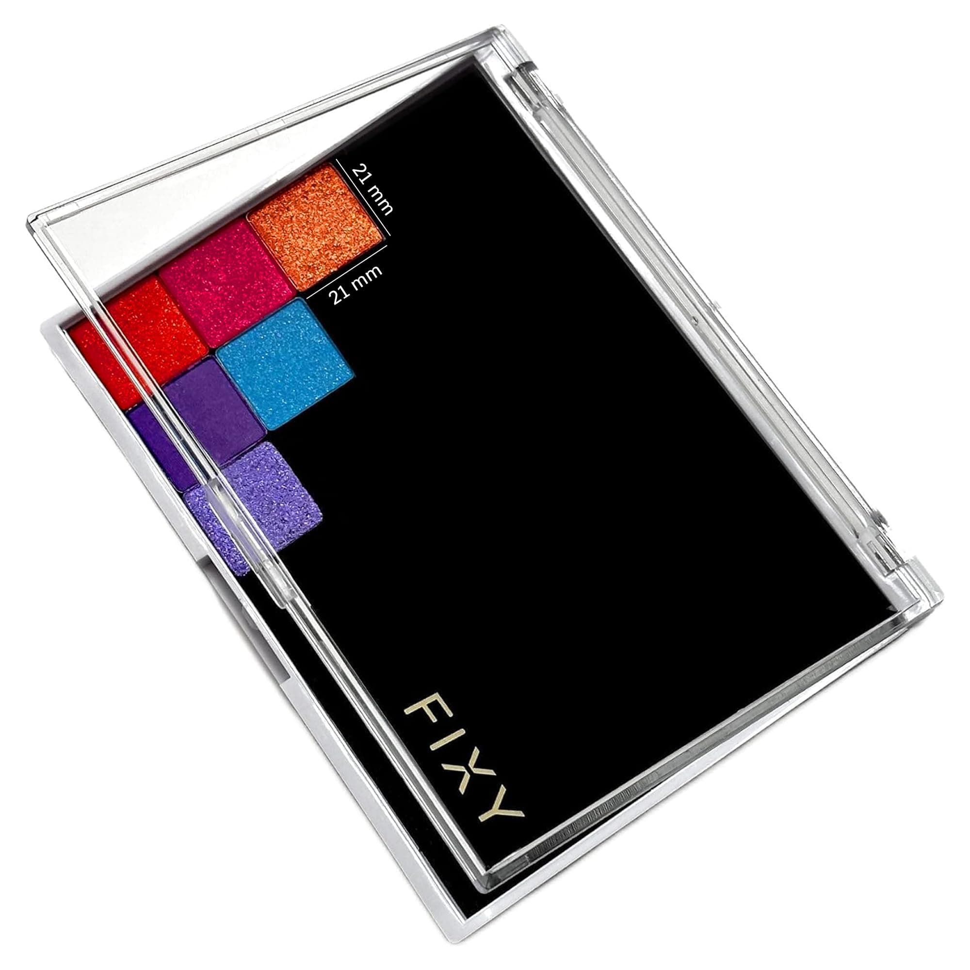 Empty Magnetic Makeup Palette with Clear Top, Small Palette- Organize, Depot & Declutter Makeup - Customize Your Palette - Travel and Eyeshadow Organizer - 5.7"x4.3"