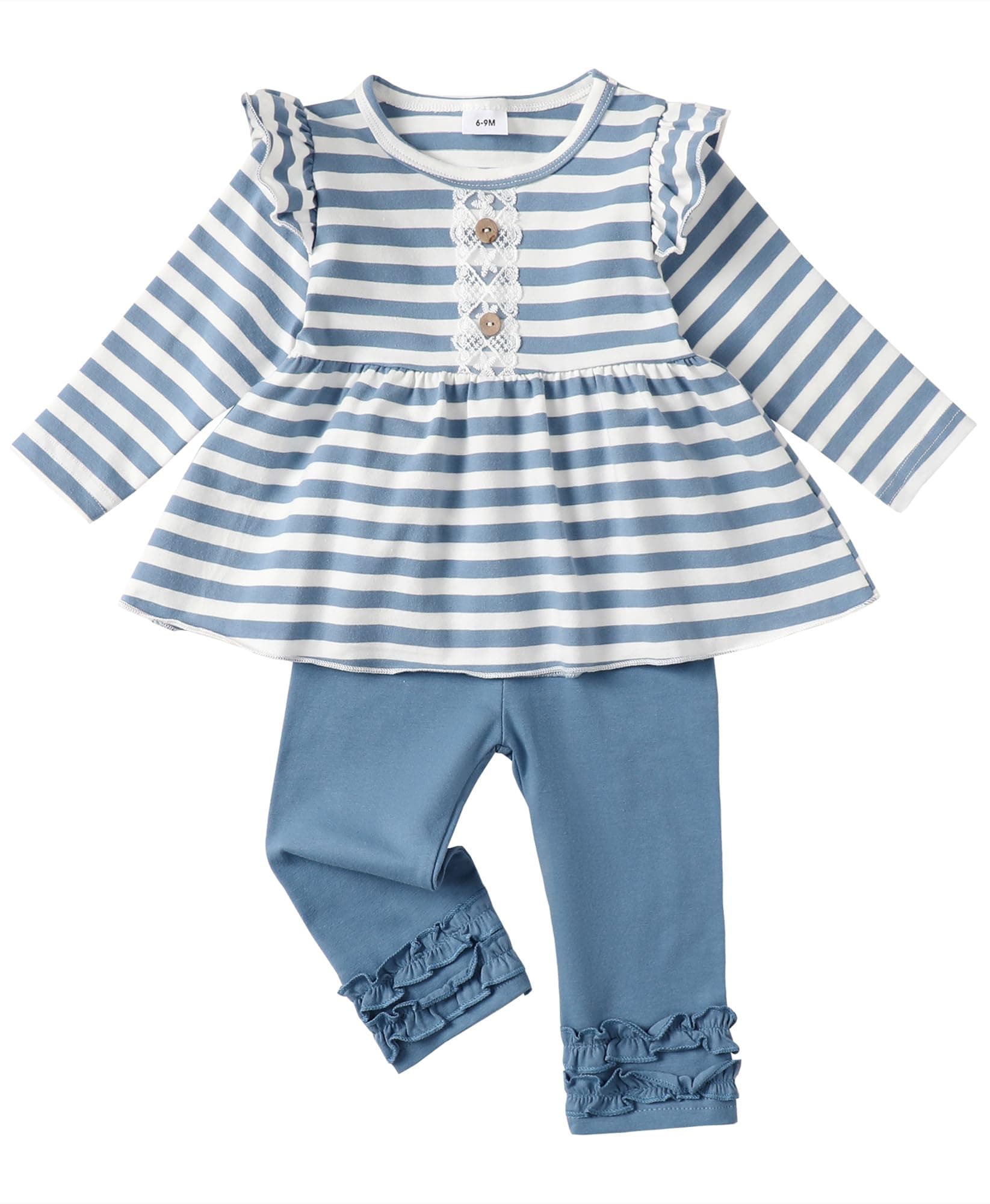 Baby Girl Clothes Toddler Girl Outfits Ruffle Shirt Pants Cute Infant Outfit Set Baby Girl Fall Winter Clothes