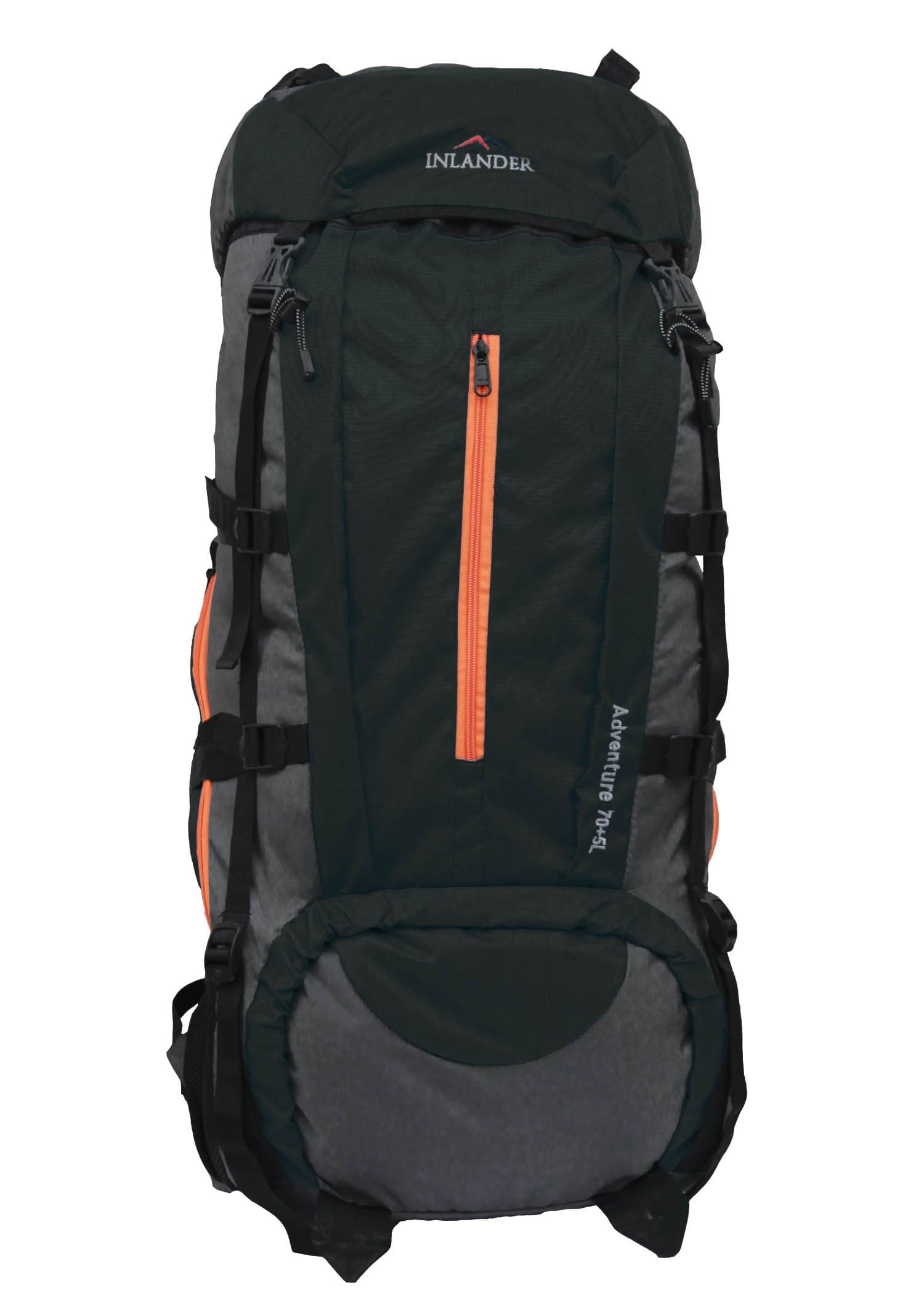 INLANDER Travel 75 L rucksack backpack bag - trekking, adventure campingwaterproof luggage bag with 1 year warranty