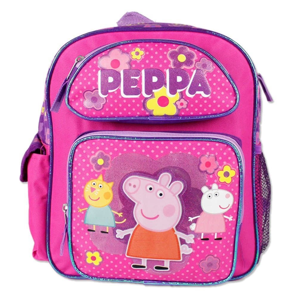 Small Backpack - Peppa Pig - Pink School Bag New 107448-3