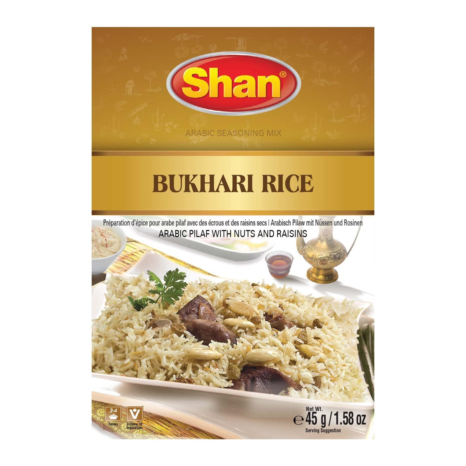 Shan Bukhari Rice Arabic Seasoning Mix 45g