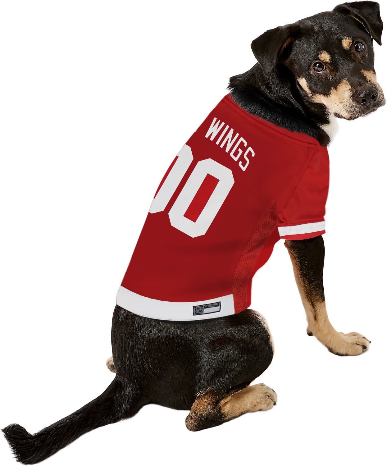NHL Dog Jersey - Detroit Red Wings XX-Large. A Premium Big Jersey for Dogs & Cats