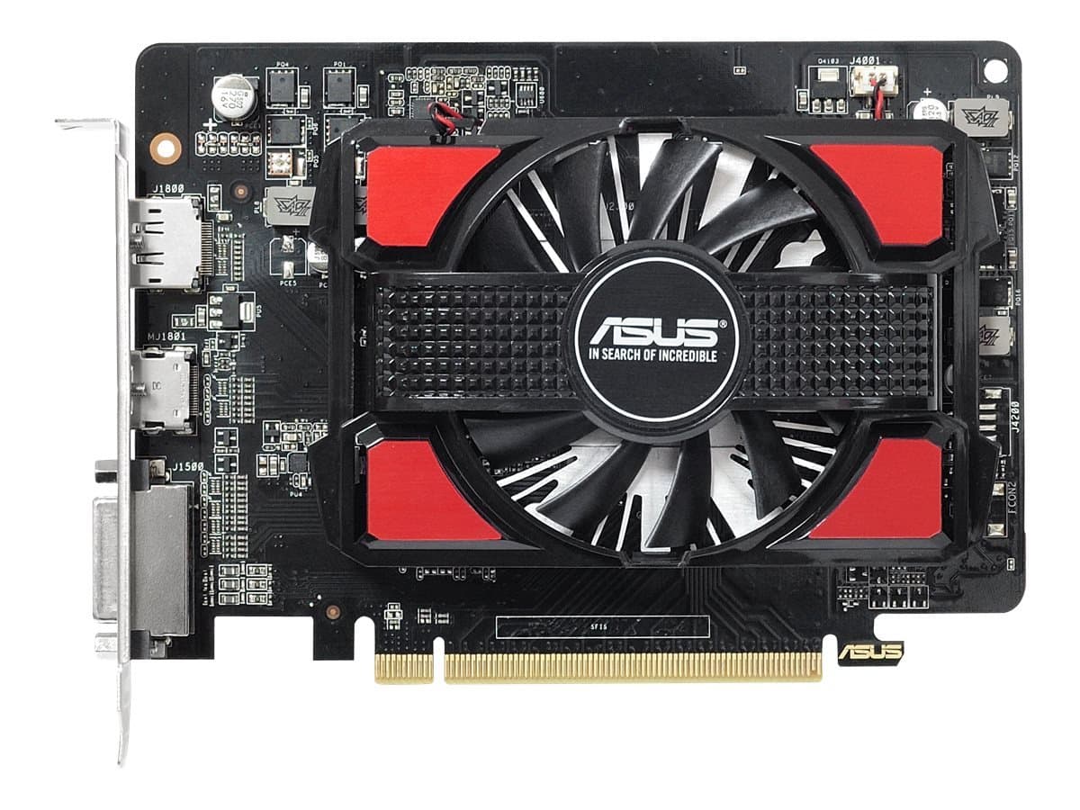 ASUS AMD Radeon R7 250 1GB DDR5 128-Bit DisplayPort HDMI DVI Graphics Card R7250-1GD5-V2
