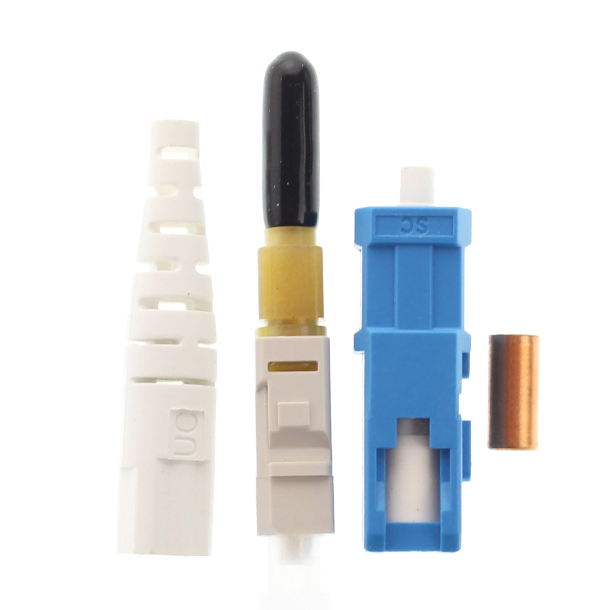 Corning Cable95-200-41 Unicam Prentium Fiber Optic Connector, SC, SM, Blue