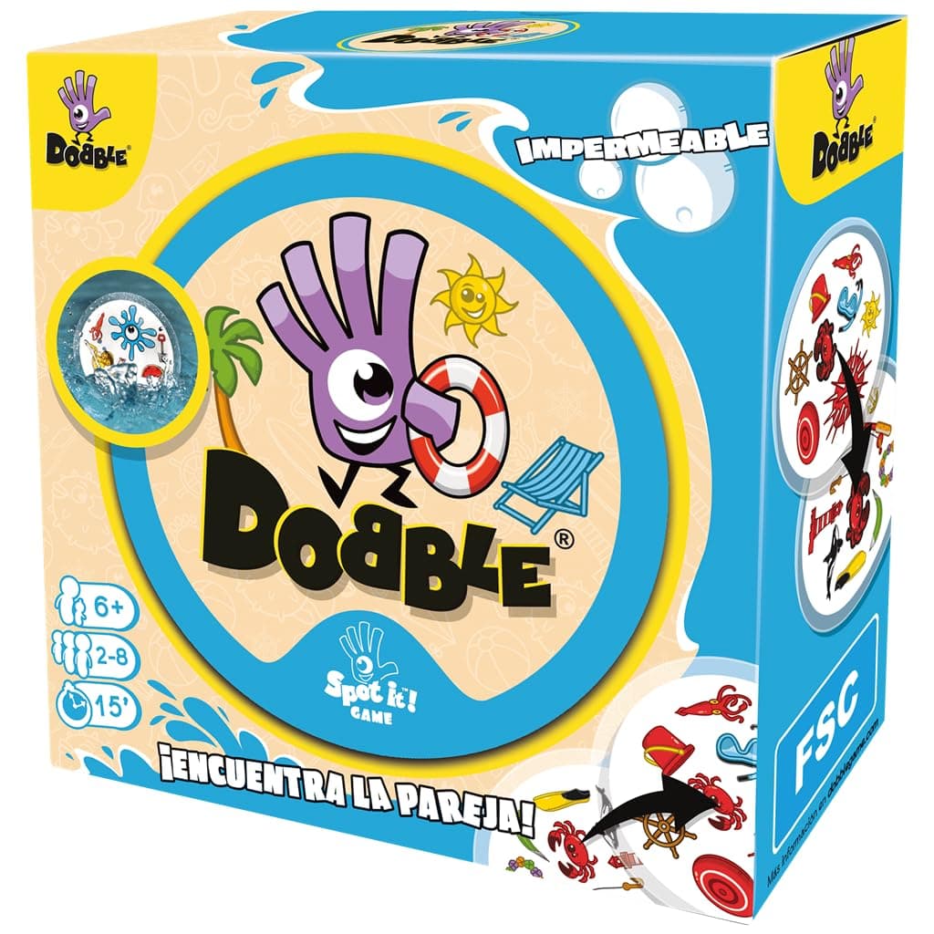 Asmodee Dobble Waterproof Card Set (ADE0ASDO007)