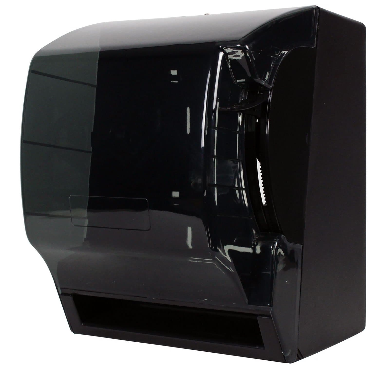 2008 Commercial Paper Towel Dispenser Wall Mount - Push Down Lever Roll, Translucent Black (High Impact Plastic)