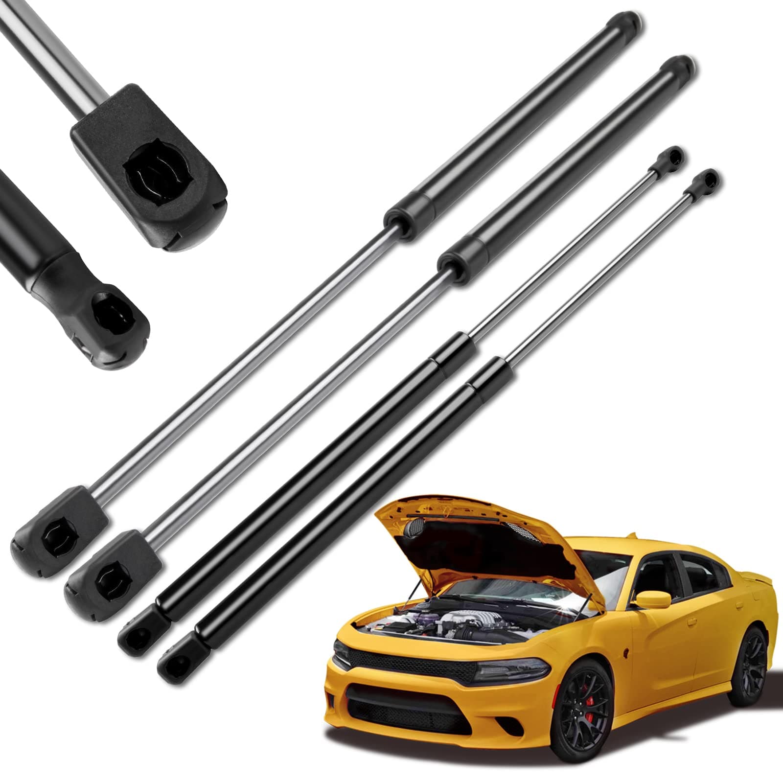 6133 30649736 Lift Support Strut Gas Prop Fit for Volvo XC90 2.5L 2003-2006 2011-2012,for Volvo XC90 2.9L 2003-2006,for Volvo XC90 3.2L 2007-2014,for Volvo XC90 4.4L 2005-2011
