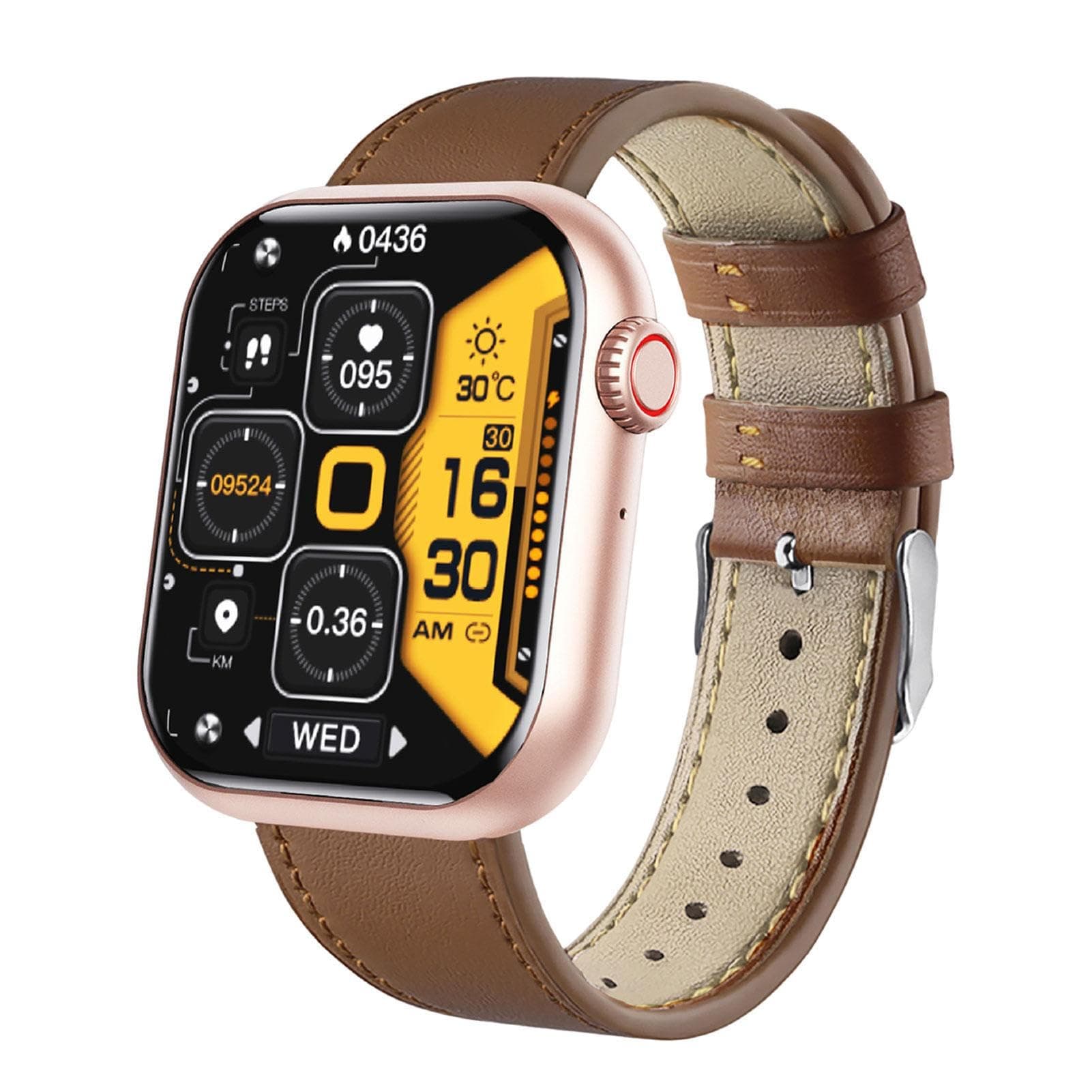 Blood Glucose Smart Watch | IP67 Waterproof Non-Invasive Blood Glucose Test Smart Watch | Fitness Trackers, Muti Sports Modes, Blood Pressure Watch, Smart Watch to Monitor Blood Sugar