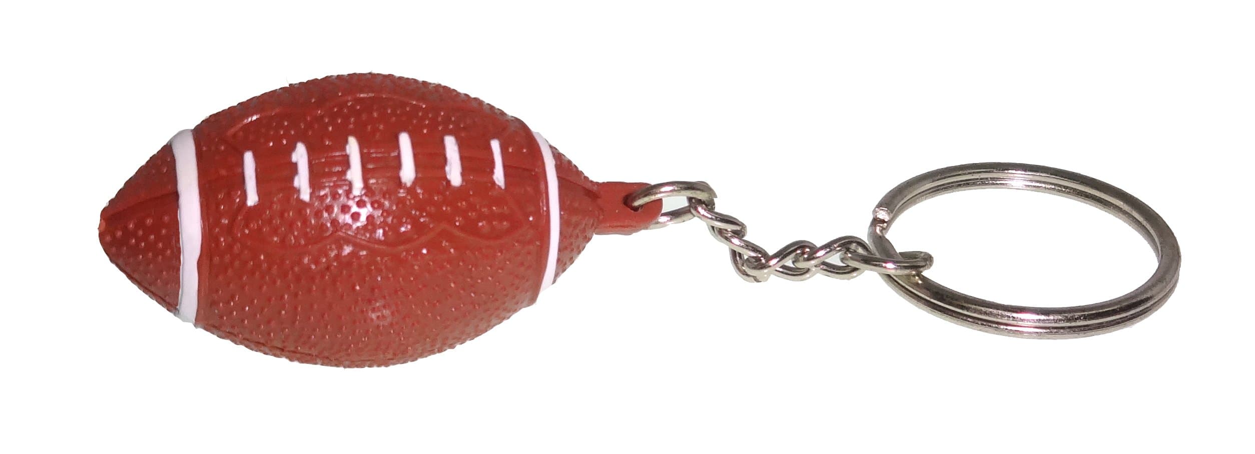 ACI PARTY AND SPIRIT ACCESSORIES 186250 Football Keychain 186250 Football Keychain Football Keychain, 2" W