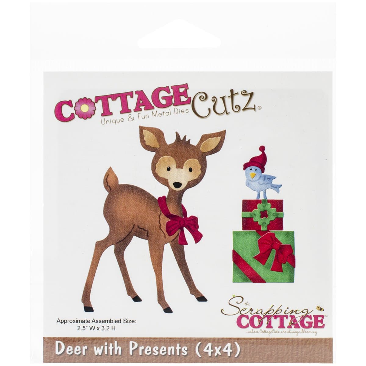 CottageCutz Deer with Presents Die