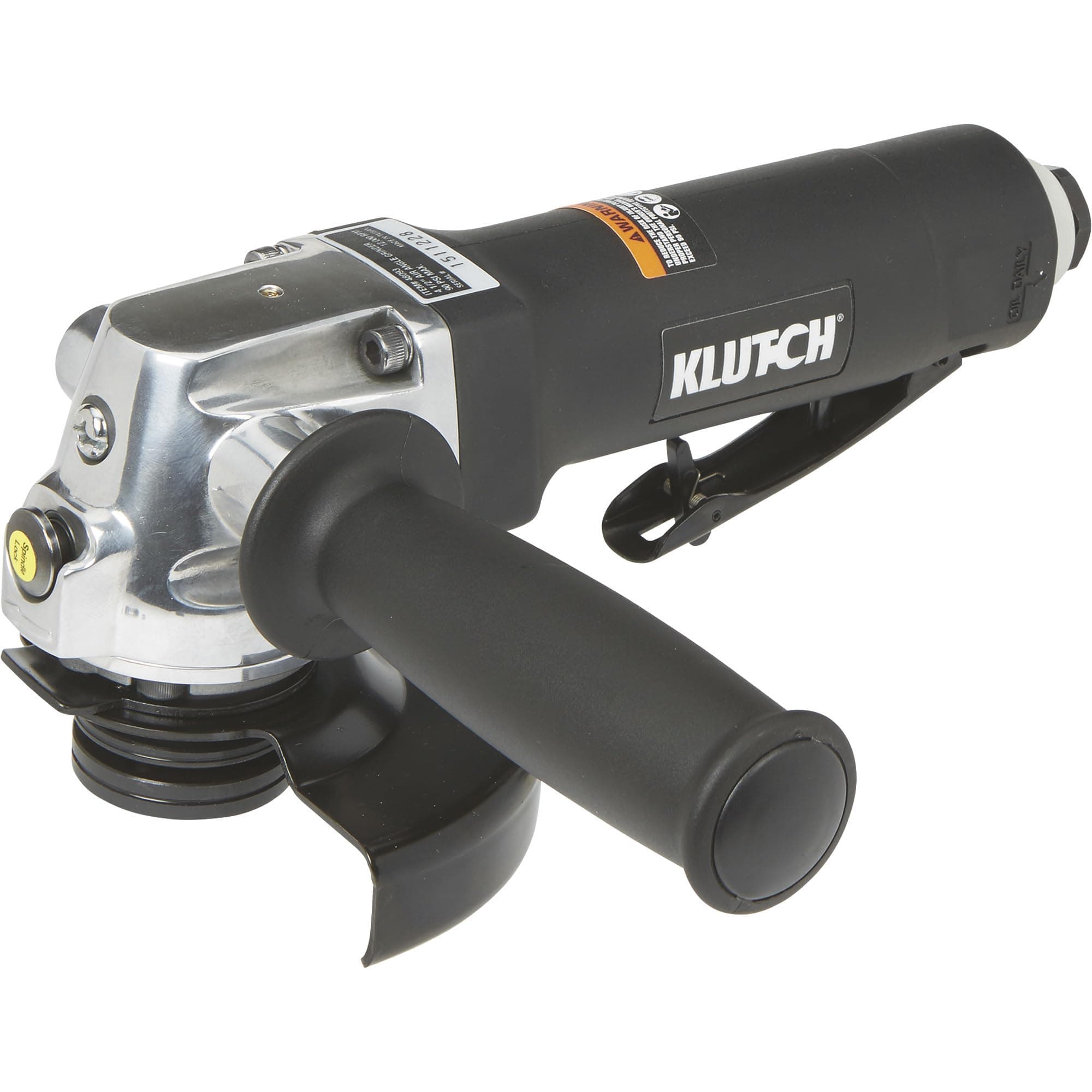 Klutch 4 1/2in. Air Angle Grinder - 12,000 RPM, 4 CFM