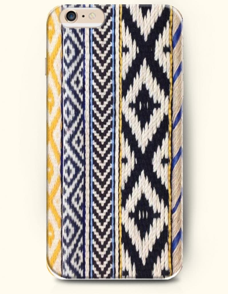 OOFIT Apple iPhone 6 Case 4.7" - Printed with Aztec Indian Chevron Zigzag Pattern (Ethic Aztec Tribe Pattern)