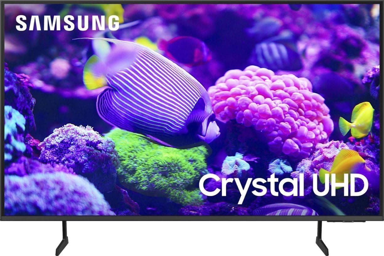 Samsung 65-Inch Class Crystal UHD 4K DU7200 Series HDR Smart TV w/Object Tracking Sound Lite, PurColor, Motion Xcelerator, Mega Contrast, Q-Symphony (UN65DU7200, 2024 Model)