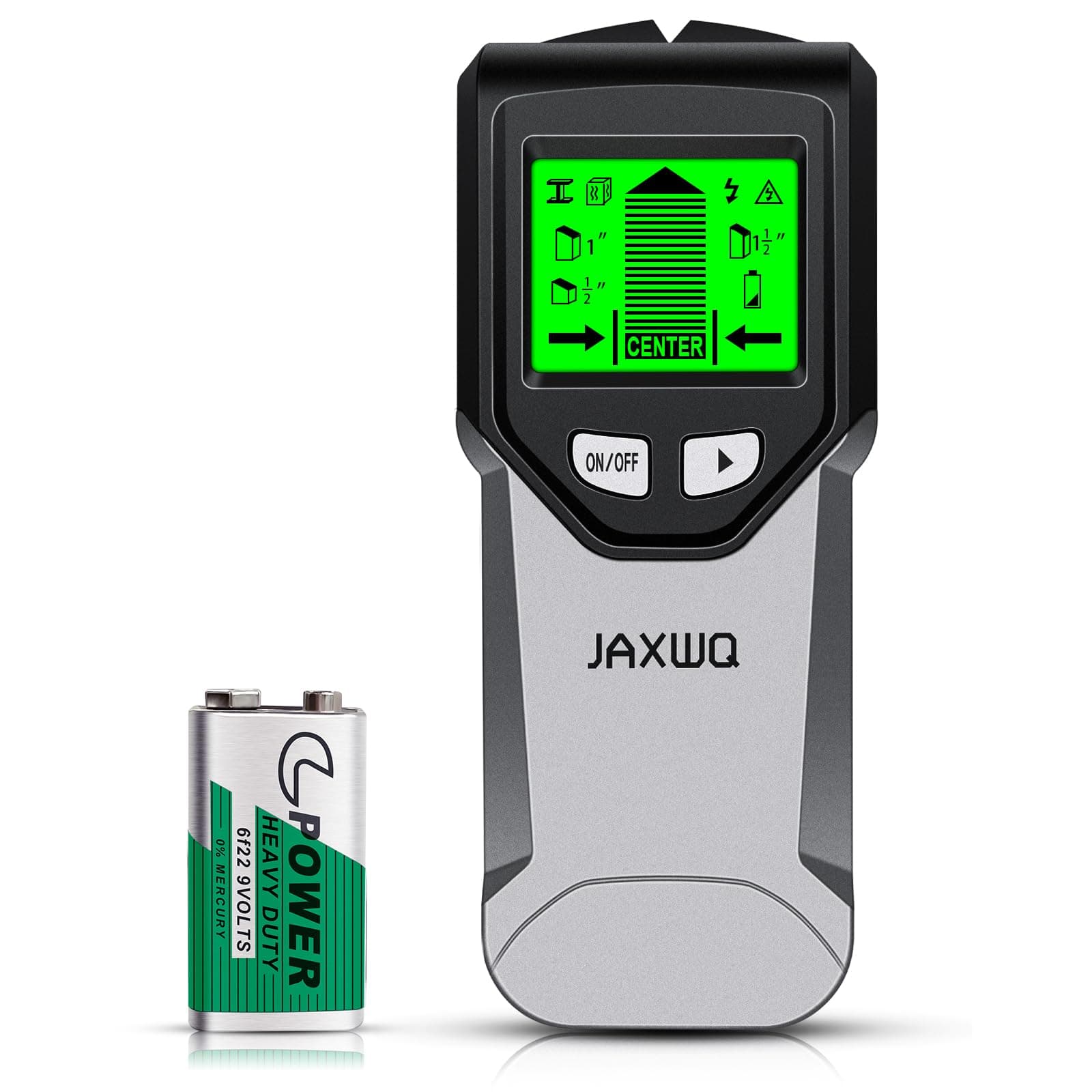 JAXWQ Stud Finder Joist Detector, Charcoal Grey