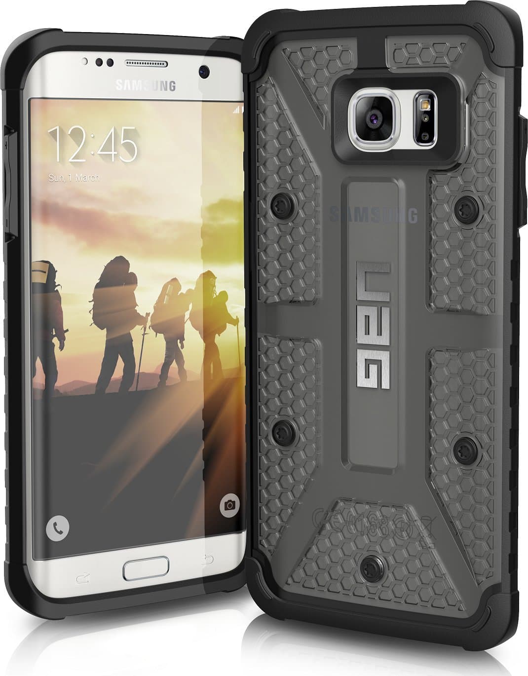 URBAN ARMOR GEAR [UAG] Samsung Galaxy S7 Edge [5.5-inch Screen] Feather-Light Composite [Ash] Military Drop Tested Phone Case