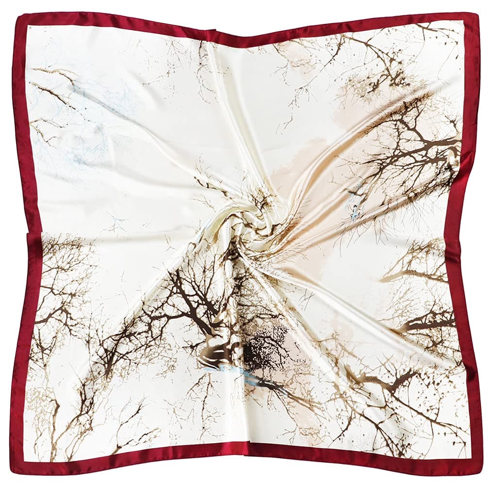 vabovin Silk Like Head Scarf, Women's 35'' Satin Large Square Hair Scarves and Wraps Headscarf for Sleeping