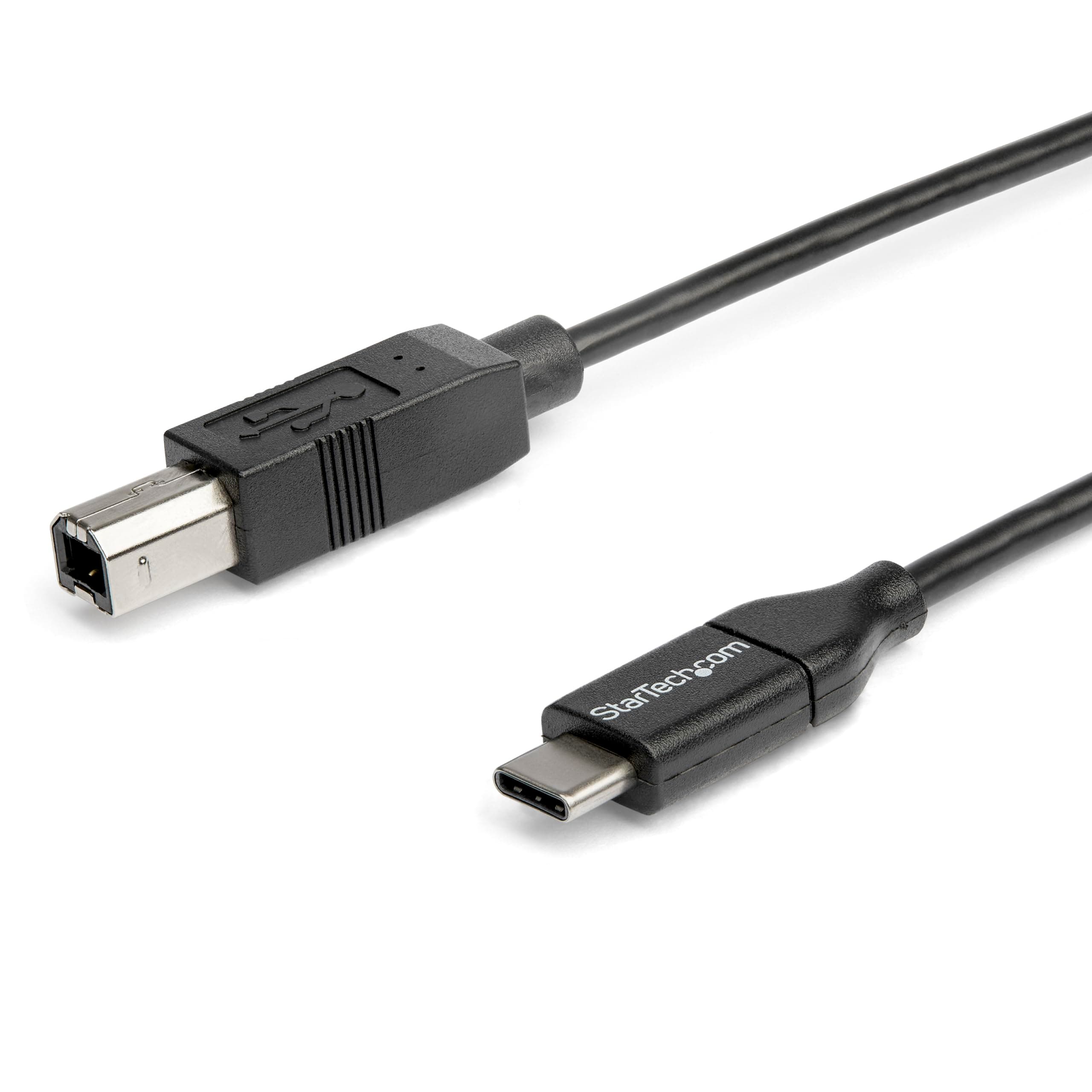 StarTech.com 2m 6ft USB C to USB B Cable - USB 2.0 - USB Type C Printer Cable M/M - USB 2.0 Type-C to Type-B Cable (USB2CB2M)