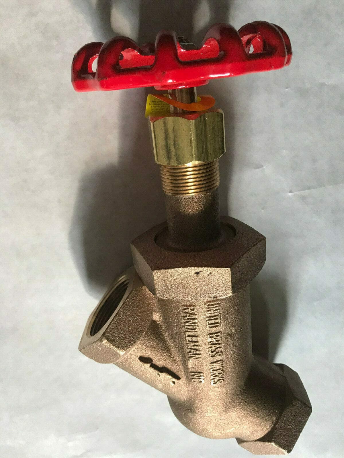 NEW United BraSS 1" HOT STEAM ANGLE BLOWDOWN BLOW DOWN GATE VALVE BOILER FULTON