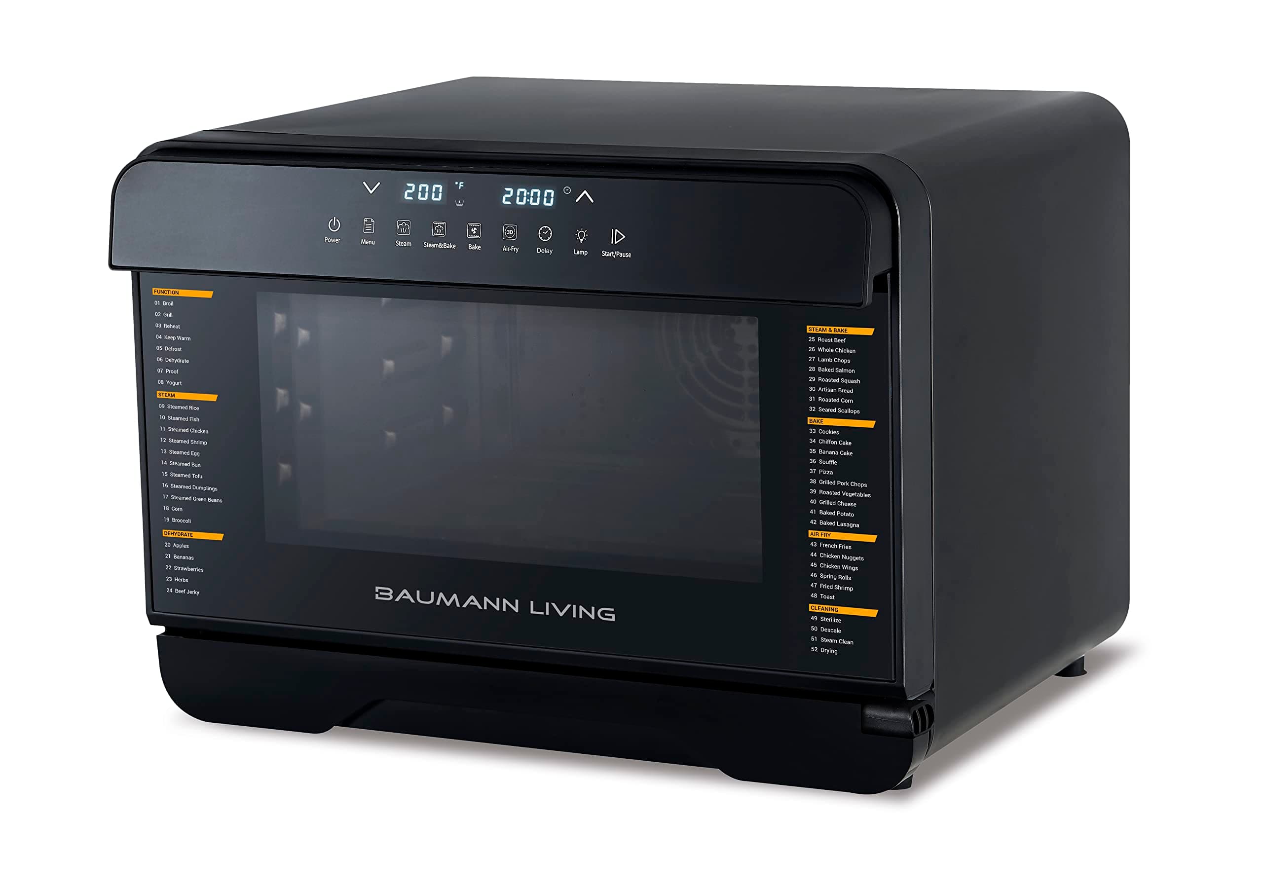 Multifunction Air Fryer Steam Oven Convection Countertop All-in-One Appliance.