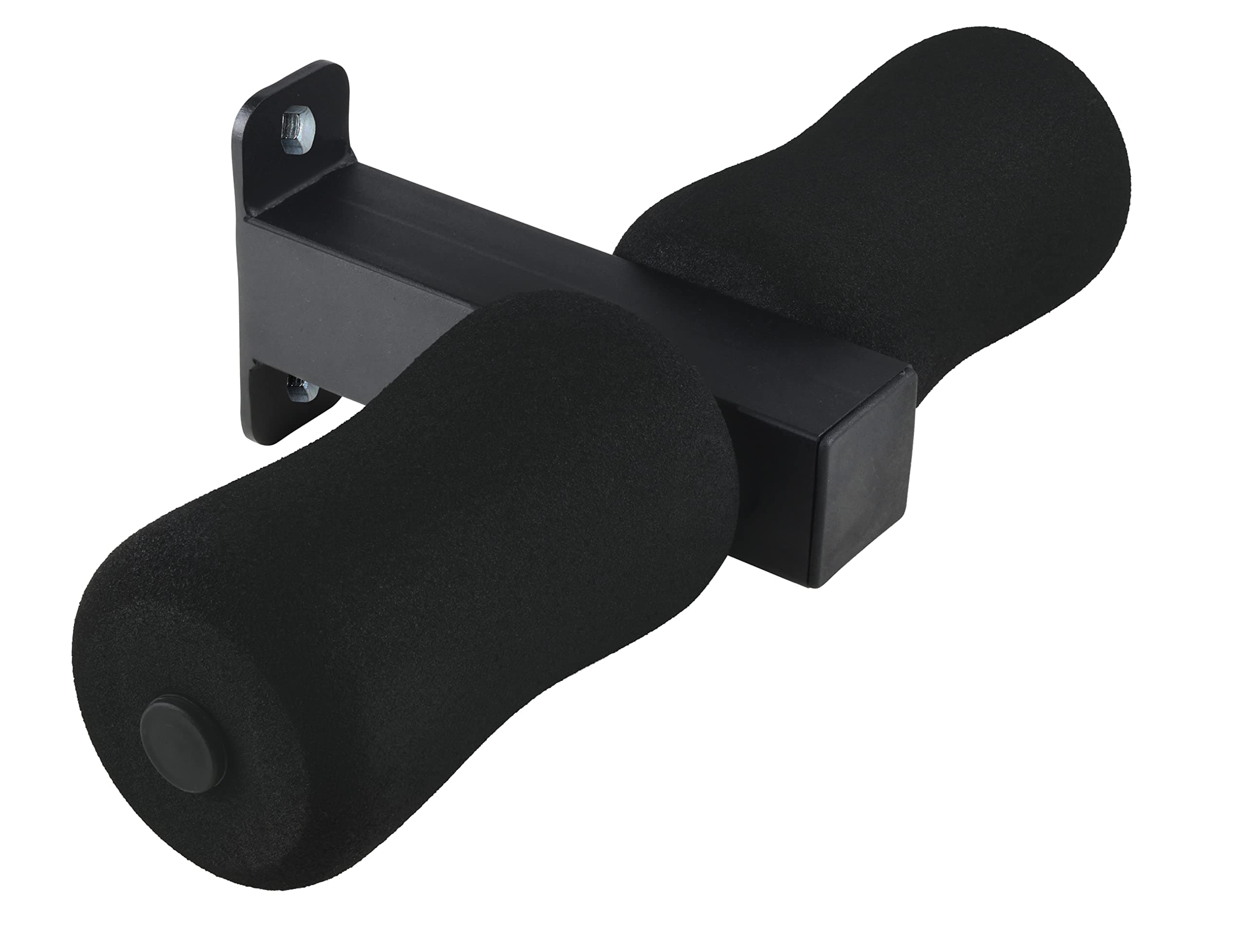 Wall Mounted Nordic Hamstring Curl Machine - Compact Fitness Training Equipment - Steel & Foam Padded Ankle Bar Versatile Workout Tool for Nordic Curls Spanish Squats Sit-Ups Core Twists & More