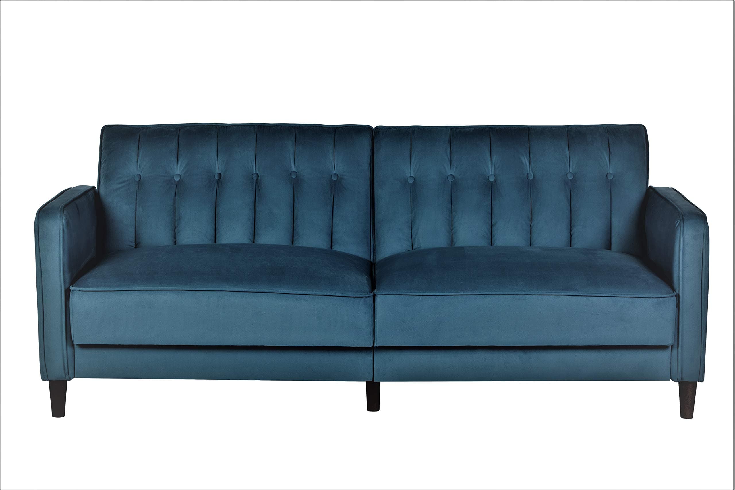 US Pride Furniture Grattan Luxury Sofa Bed, Teal Blue