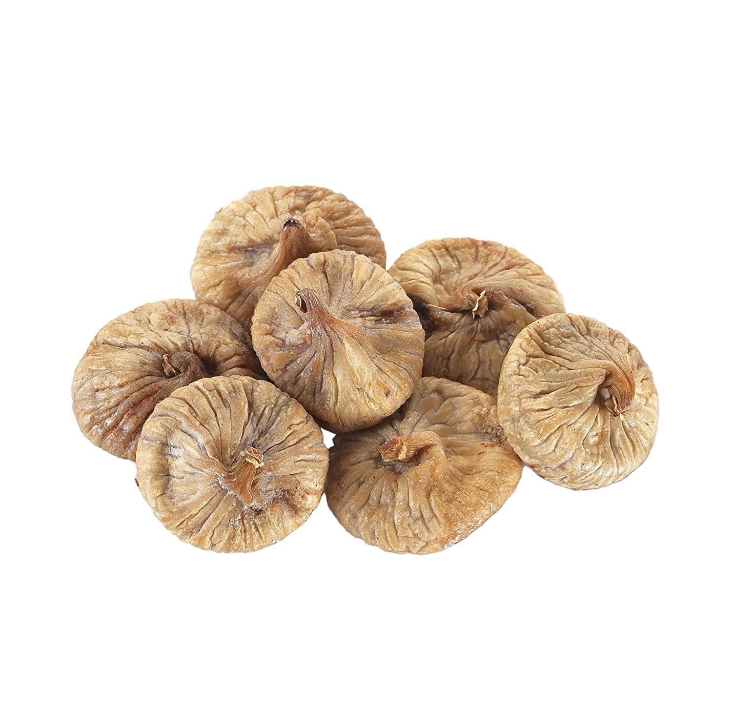 HARVEAST Sun Dried Figs, 1 Lb - Natural Turkish Whole Dried Smyrna Figs Fruit, No Sugar Added, Non-GMO, Unsulfured, Gluten Free & Kosher – Tender & Sweet Dehydrated Figs Vegan Snack in Resealable Bag