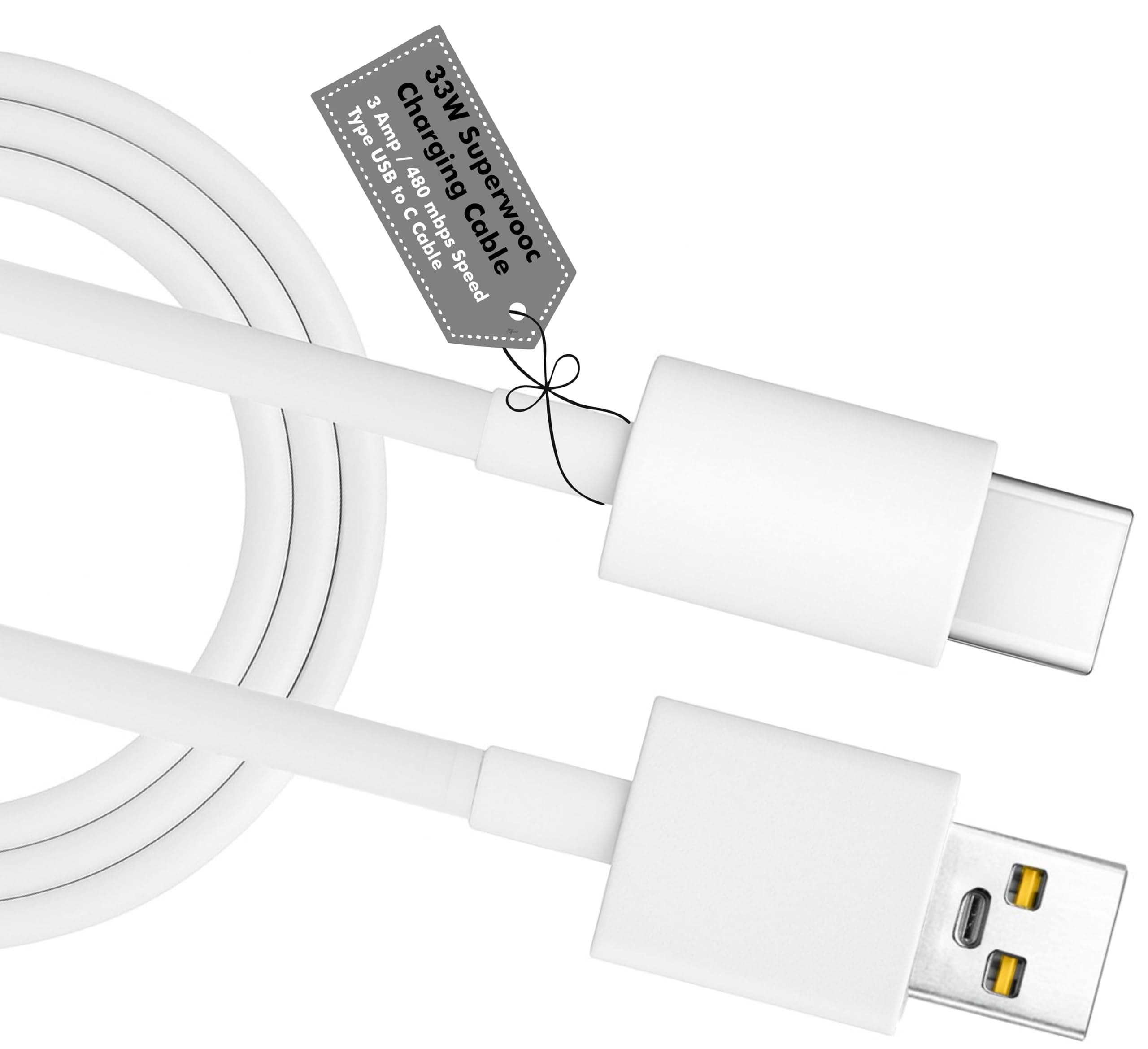 AINE 33W USB Type-C Fast Data Sync Cable | 3A Superfast Charging Cable compatible with Realme 9/9 Pro/9i (Dart Charge)/ 10/10 Pro/ 11 (SuperVOOC) – Original Charging Speed